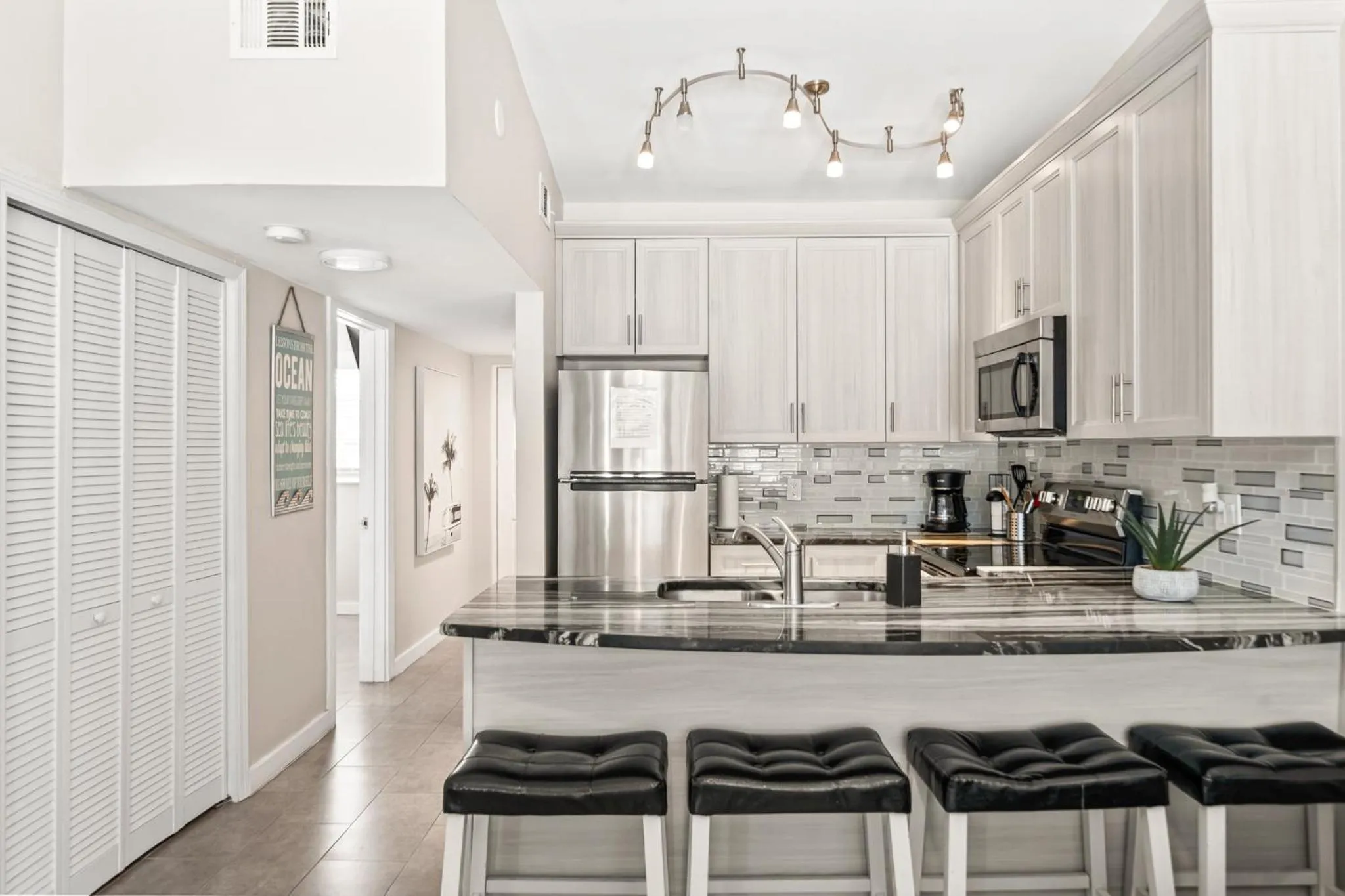 kitchen in The Banana River Resort