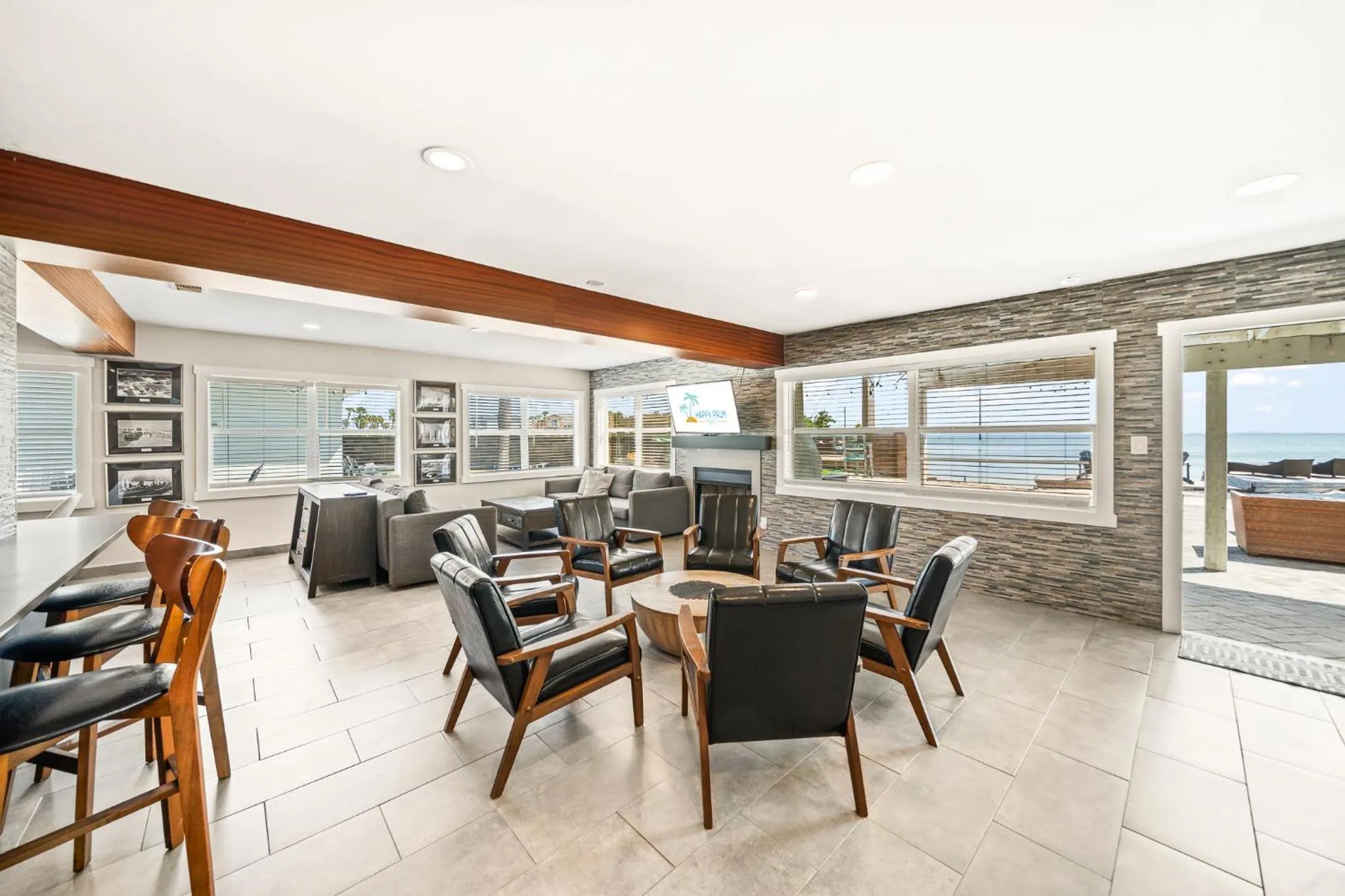 Seating area in The Banana River Resort