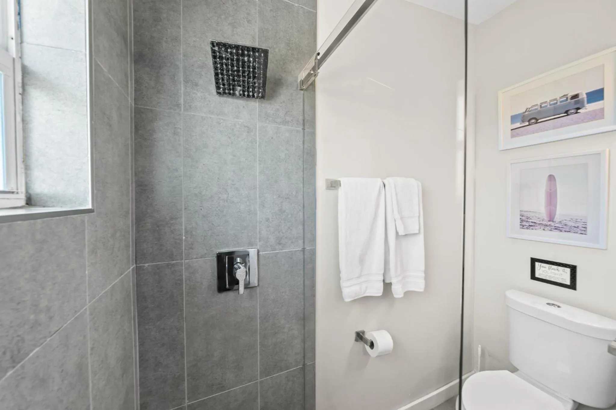 Shower in The Banana River Resort