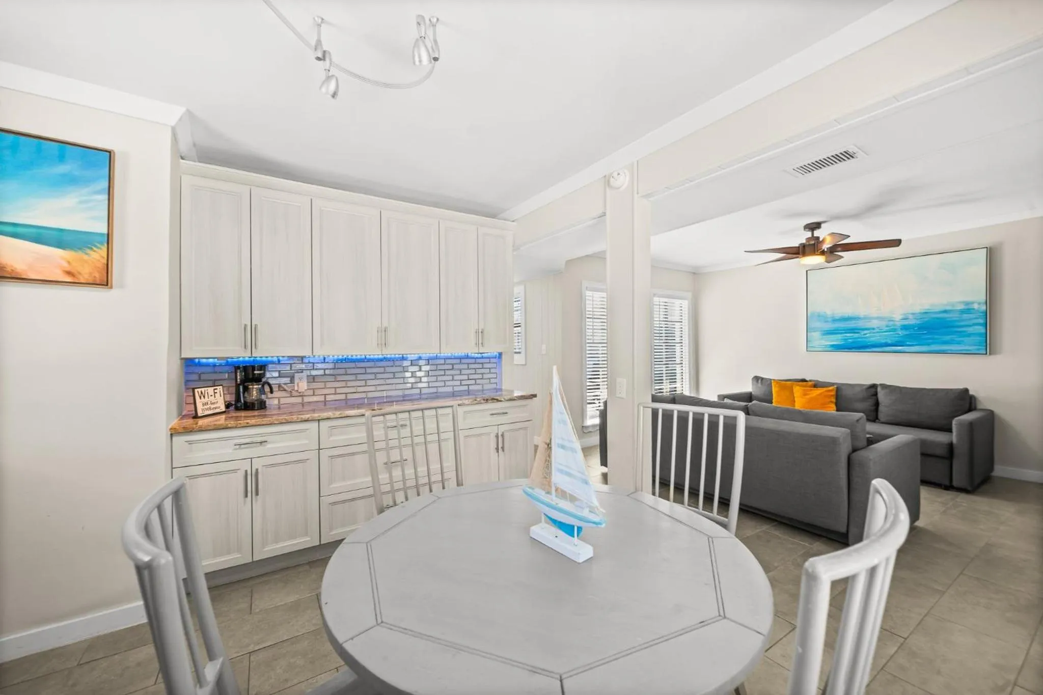 Dining area in The Banana River Resort