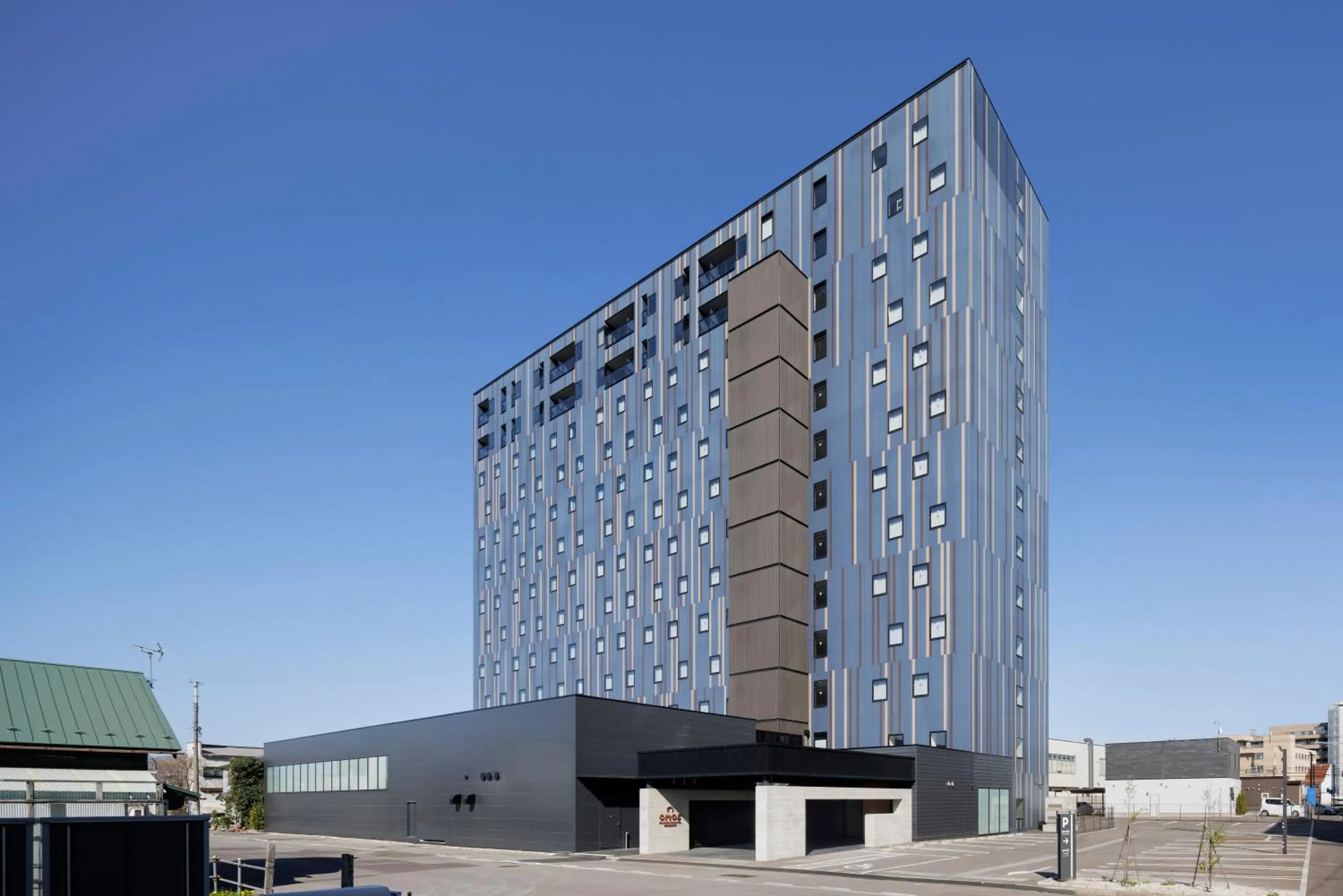 Property building in OMO5 Hakodate by Hoshino Resorts