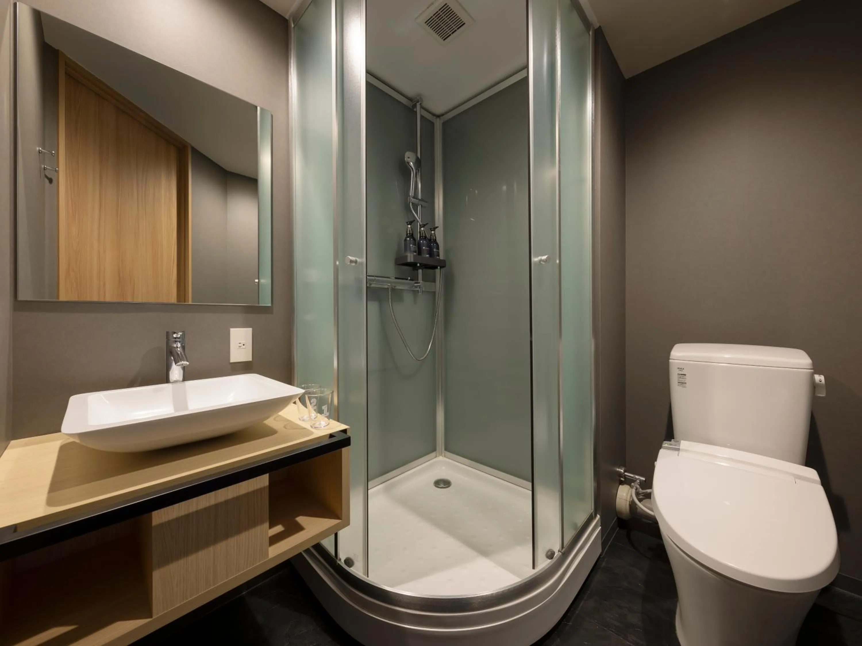 Shower in OMO5 Hakodate by Hoshino Resorts