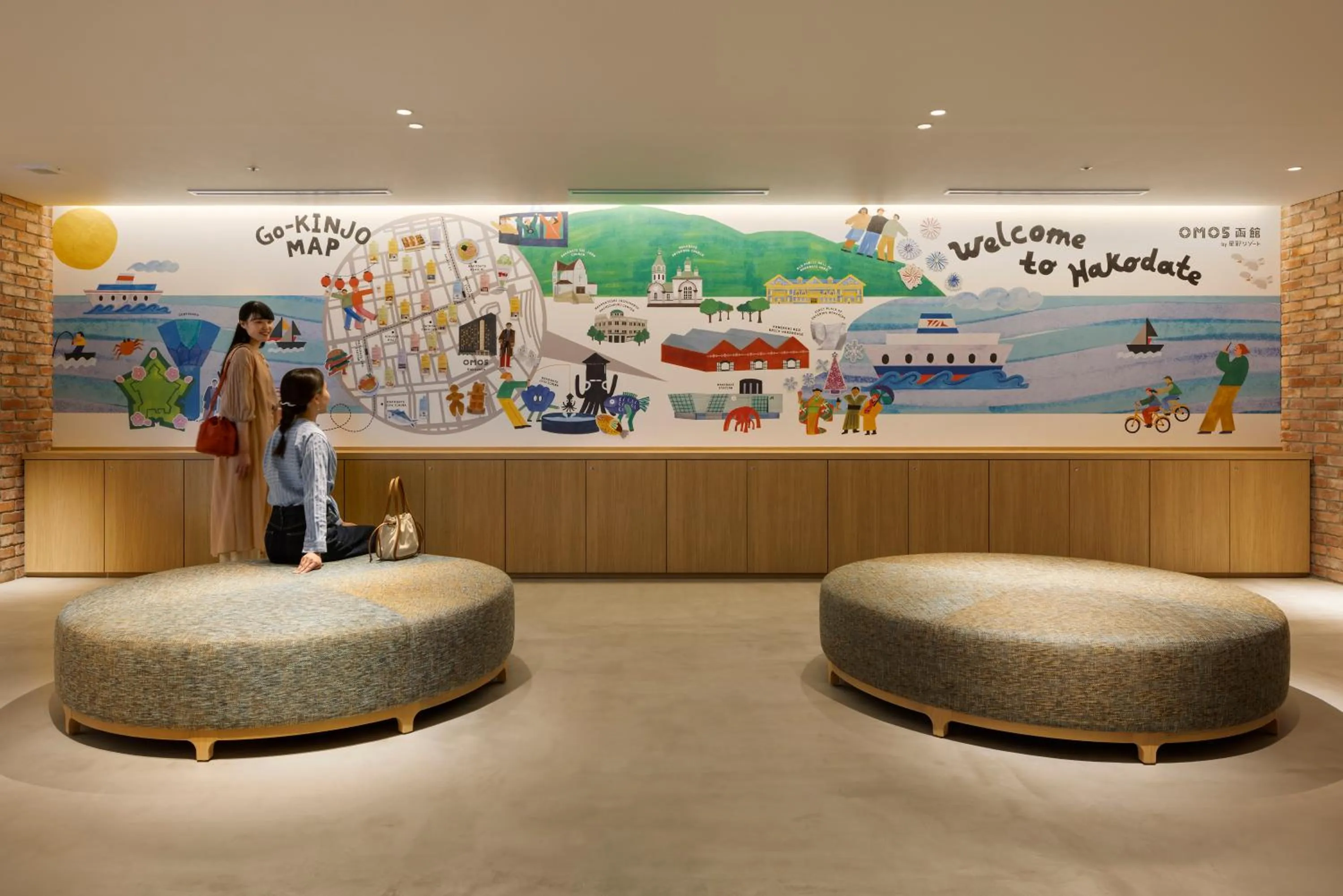Lobby or reception in OMO5 Hakodate by Hoshino Resorts