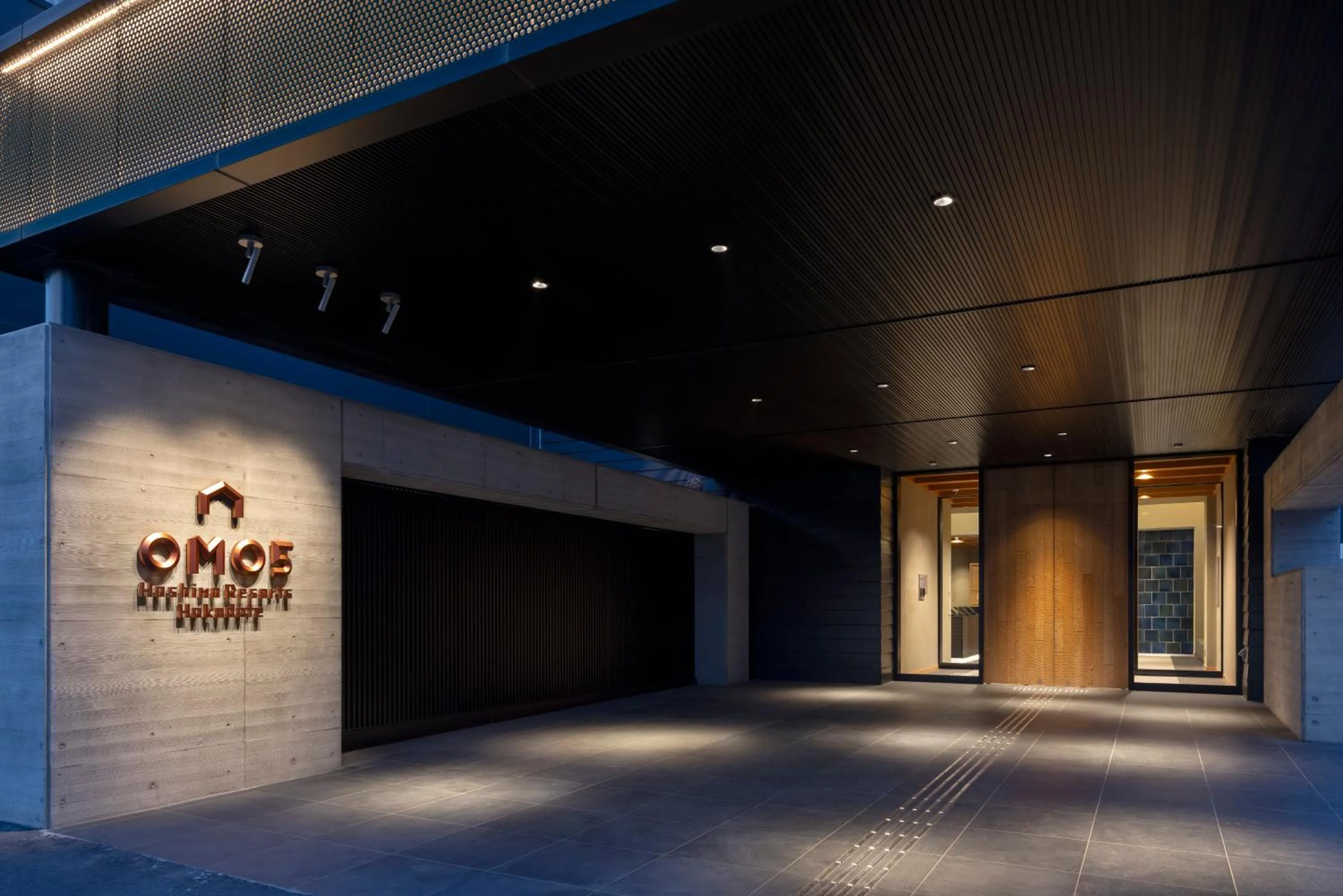 Facade/entrance in OMO5 Hakodate by Hoshino Resorts