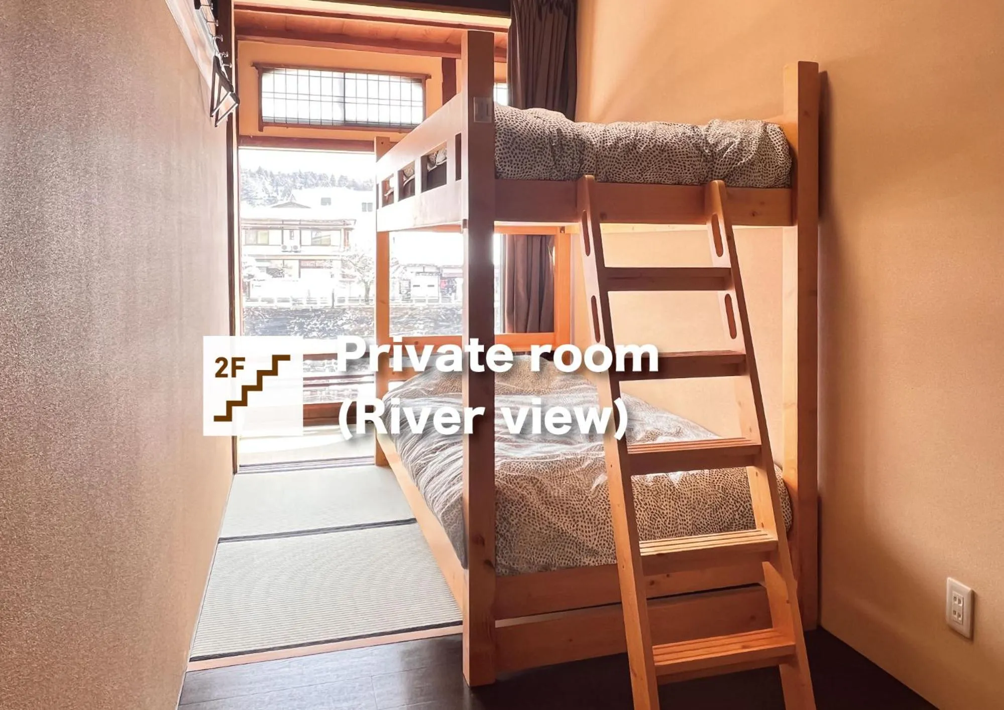 Bedroom, Bed in Hostel Miyagawa by Murasaki