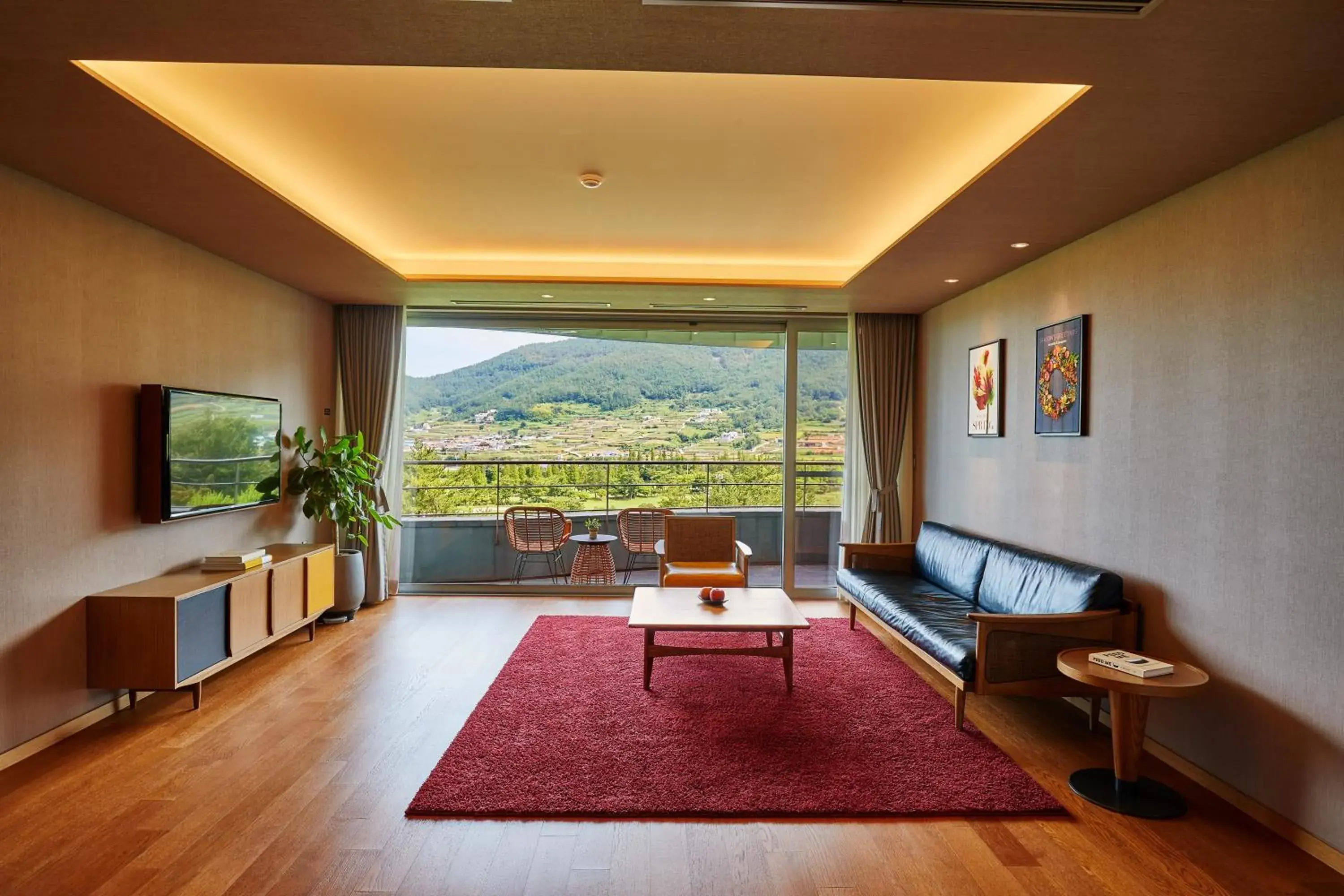 Living room in Ananti at Namhae Living room in Ananti at Namhae