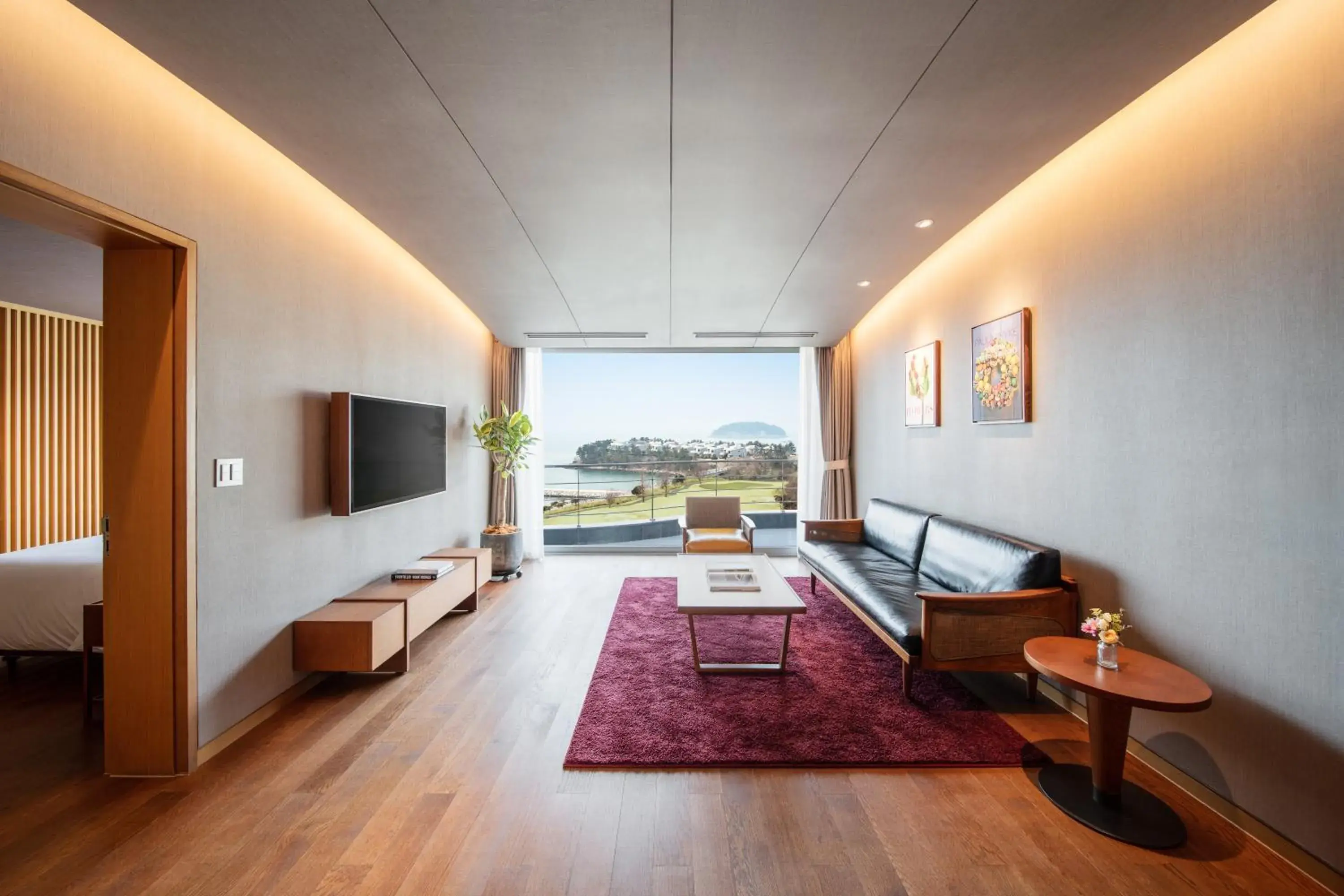 Living room in Ananti at Namhae Living room in Ananti at Namhae