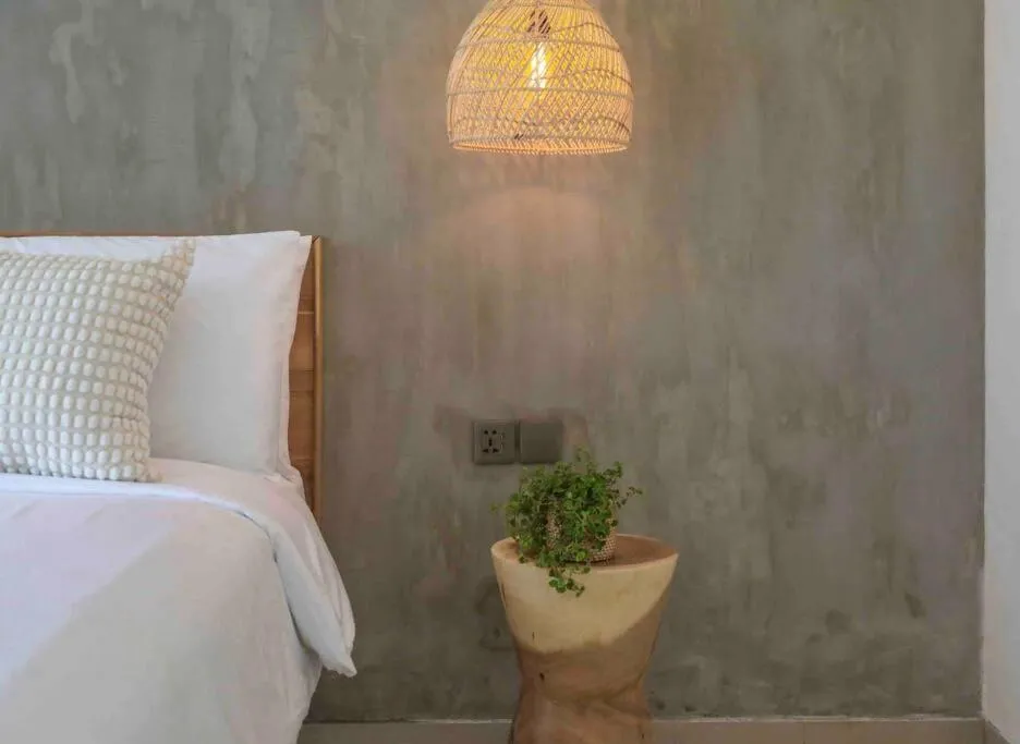 Bed in Villa Efire-3 bedroom with pool