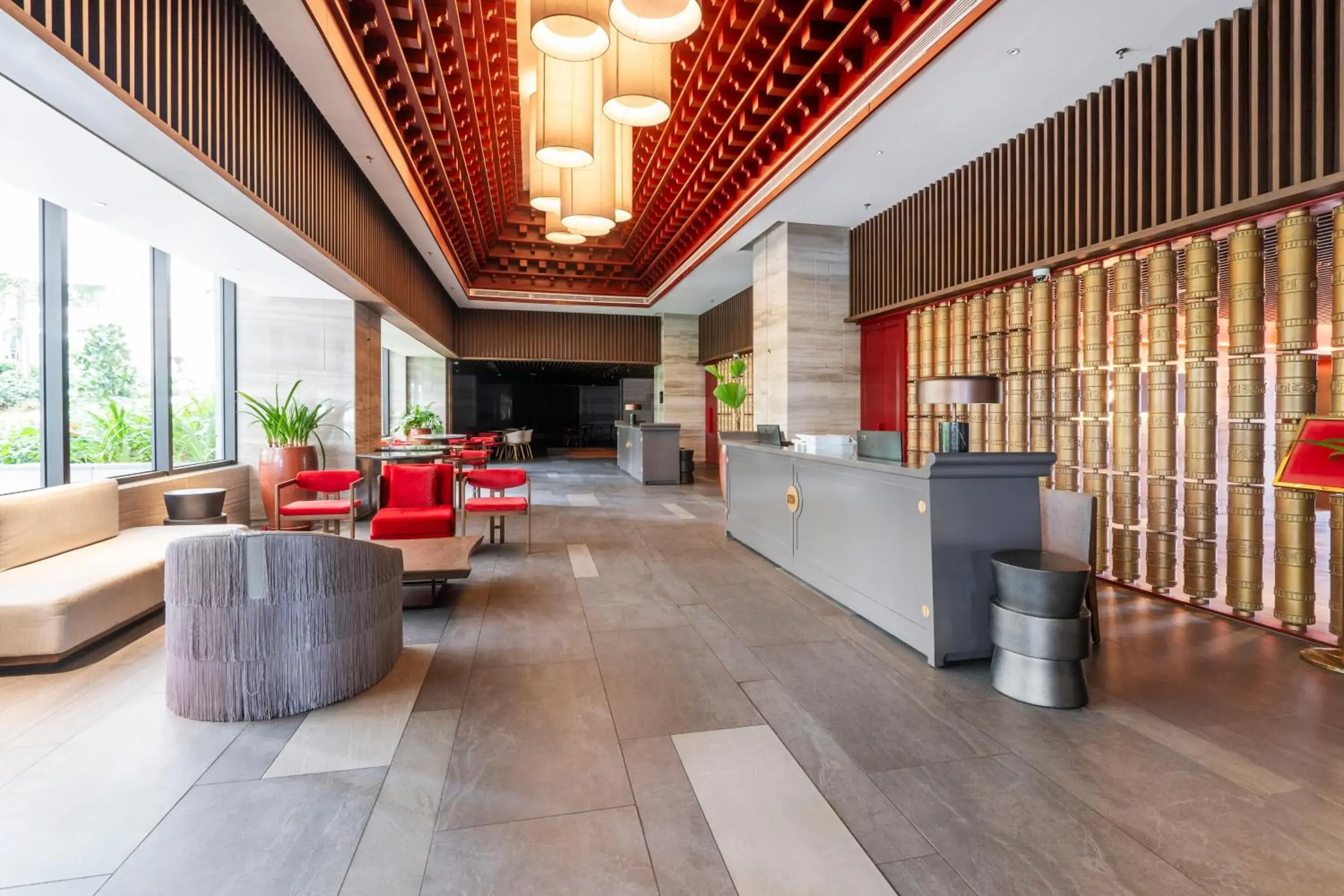 Lobby or reception in Mandala Apartment & Resort Chambay, Mui Ne - By B4B & S3 Lobby or reception in Mandala Apartment & Resort Chambay, Mui Ne - By B4B & S3