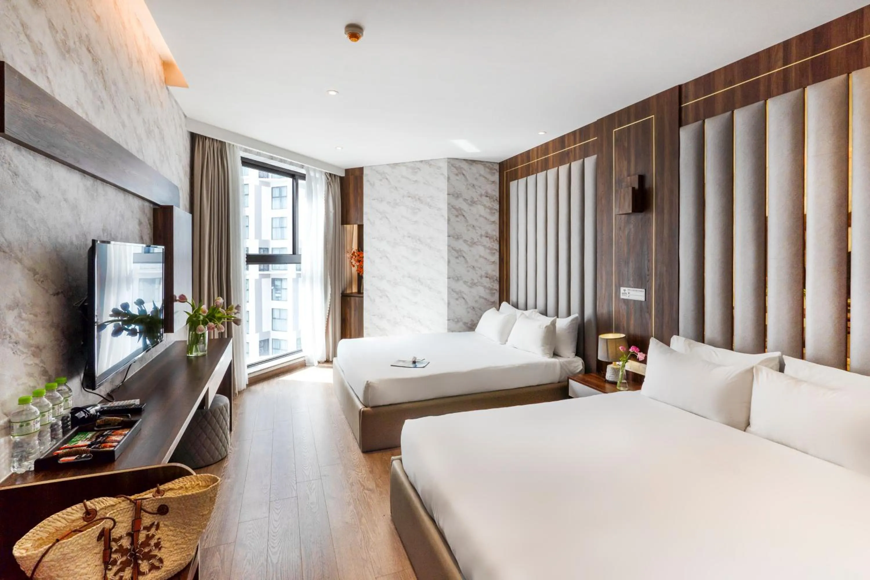 View (from property/room), Bed in Mandala Apartment & Resort Chambay, Mui Ne - By B4B & S3