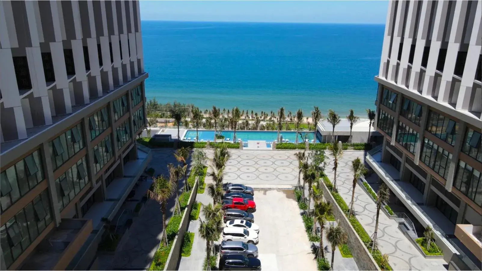 Property building in Mandala Apartment & Resort Chambay, Mui Ne - By B4B & S3 Property building in Mandala Apartment & Resort Chambay, Mui Ne - By B4B & S3