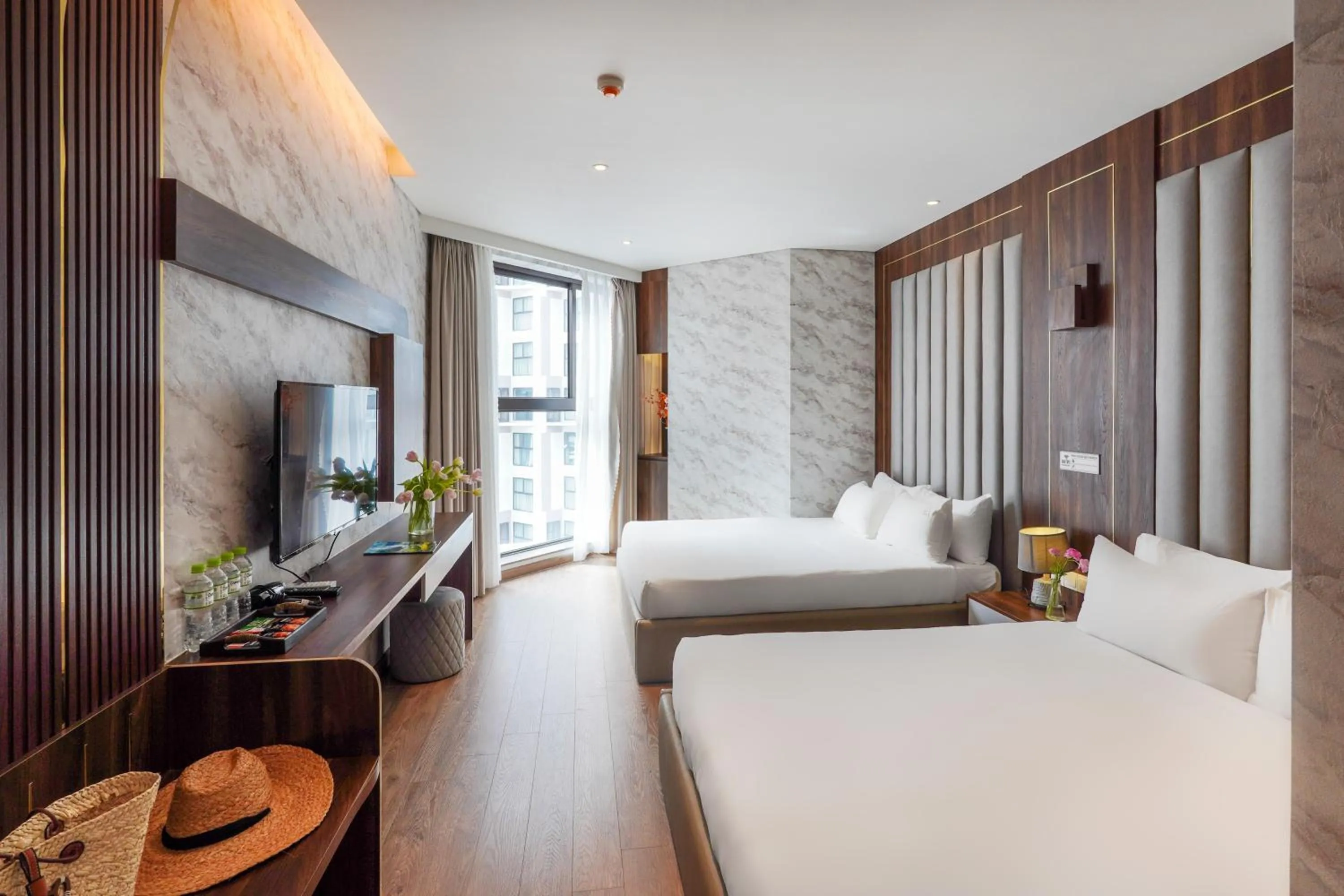 View (from property/room), Bed in Mandala Apartment & Resort Chambay, Mui Ne - By B4B & S3