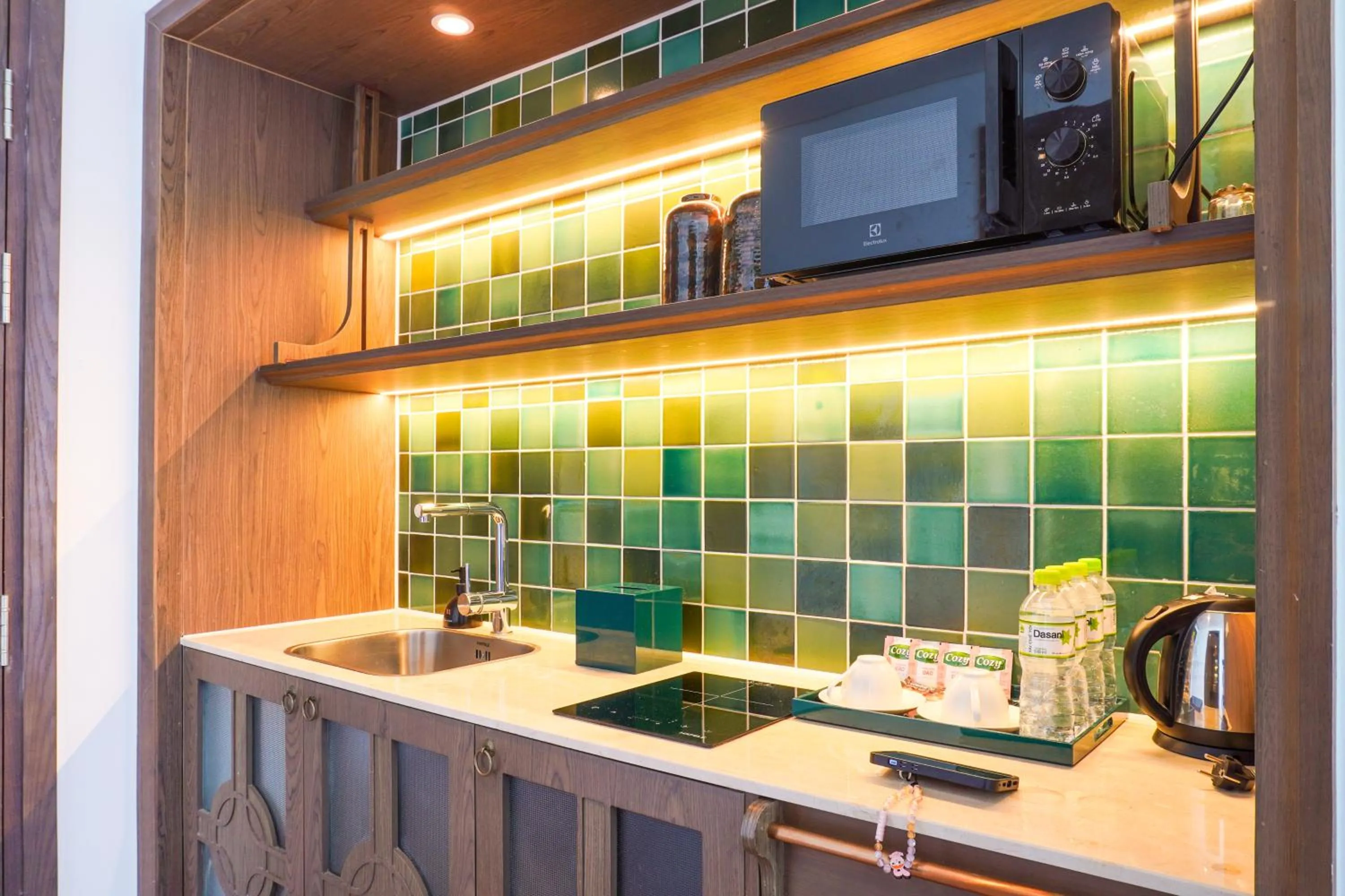 Kitchen or kitchenette in Mandala Apartment & Resort Chambay, Mui Ne - By B4B & S3