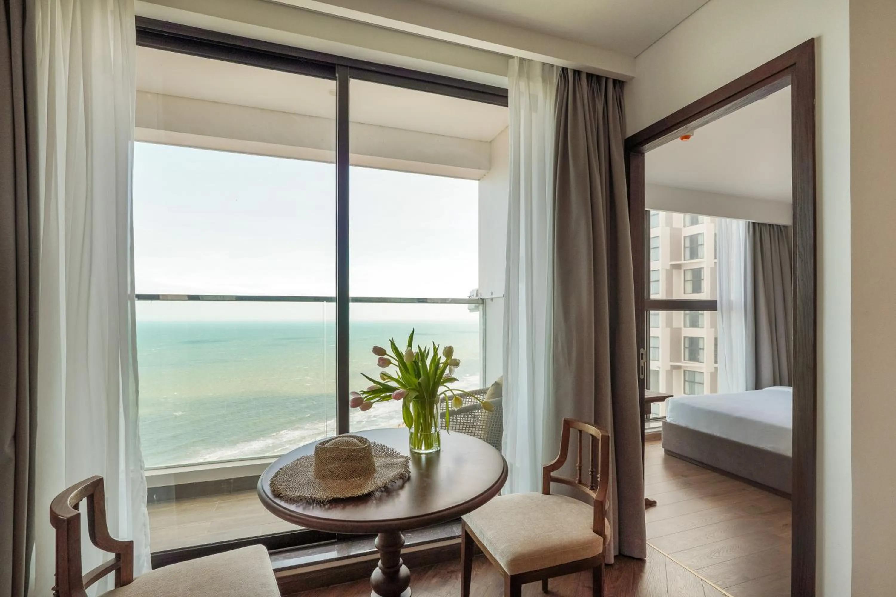 View (from property/room), Bed in Mandala Apartment & Resort Chambay, Mui Ne - By B4B & S3