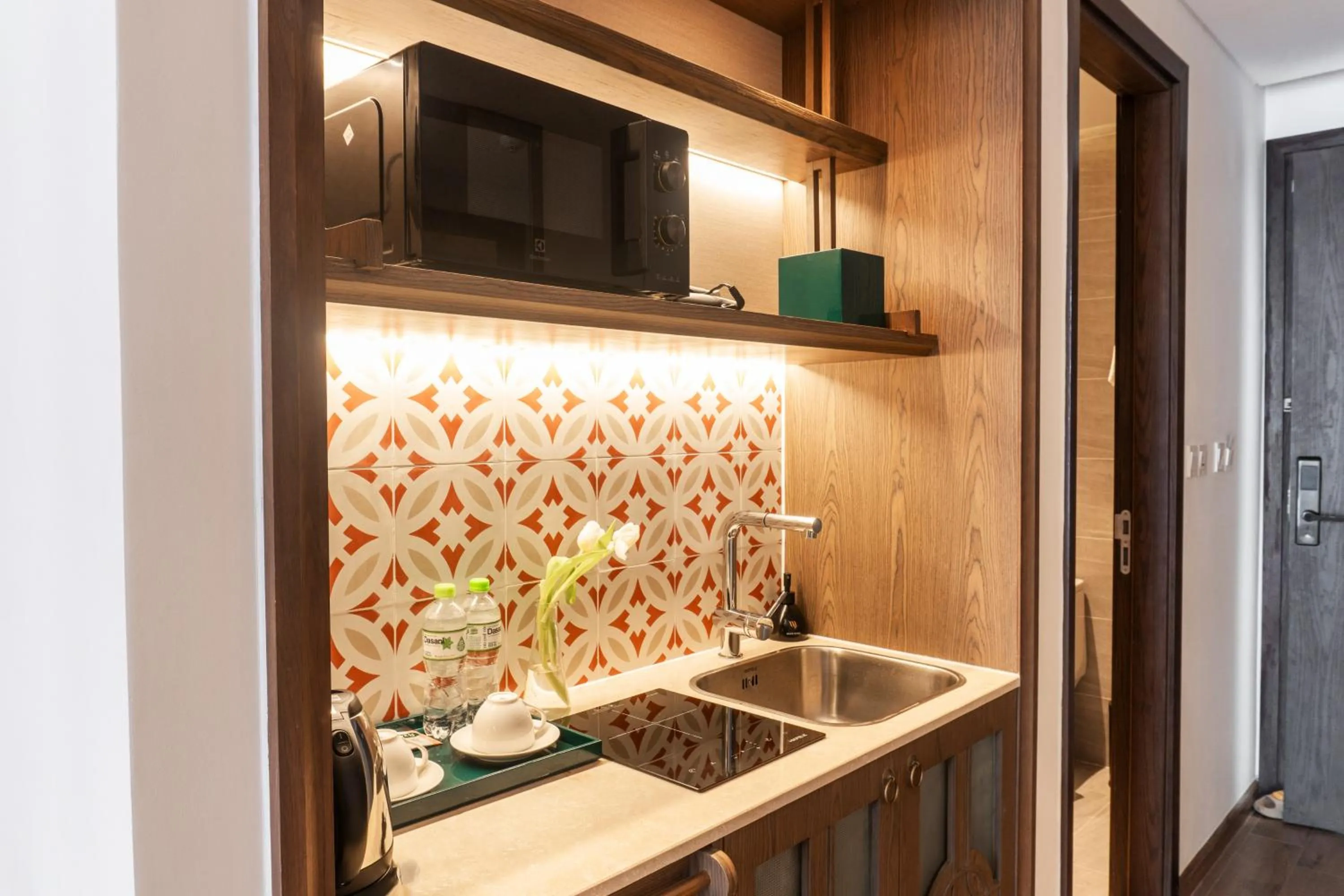 Kitchen or kitchenette in Mandala Apartment & Resort Chambay, Mui Ne - By B4B & S3