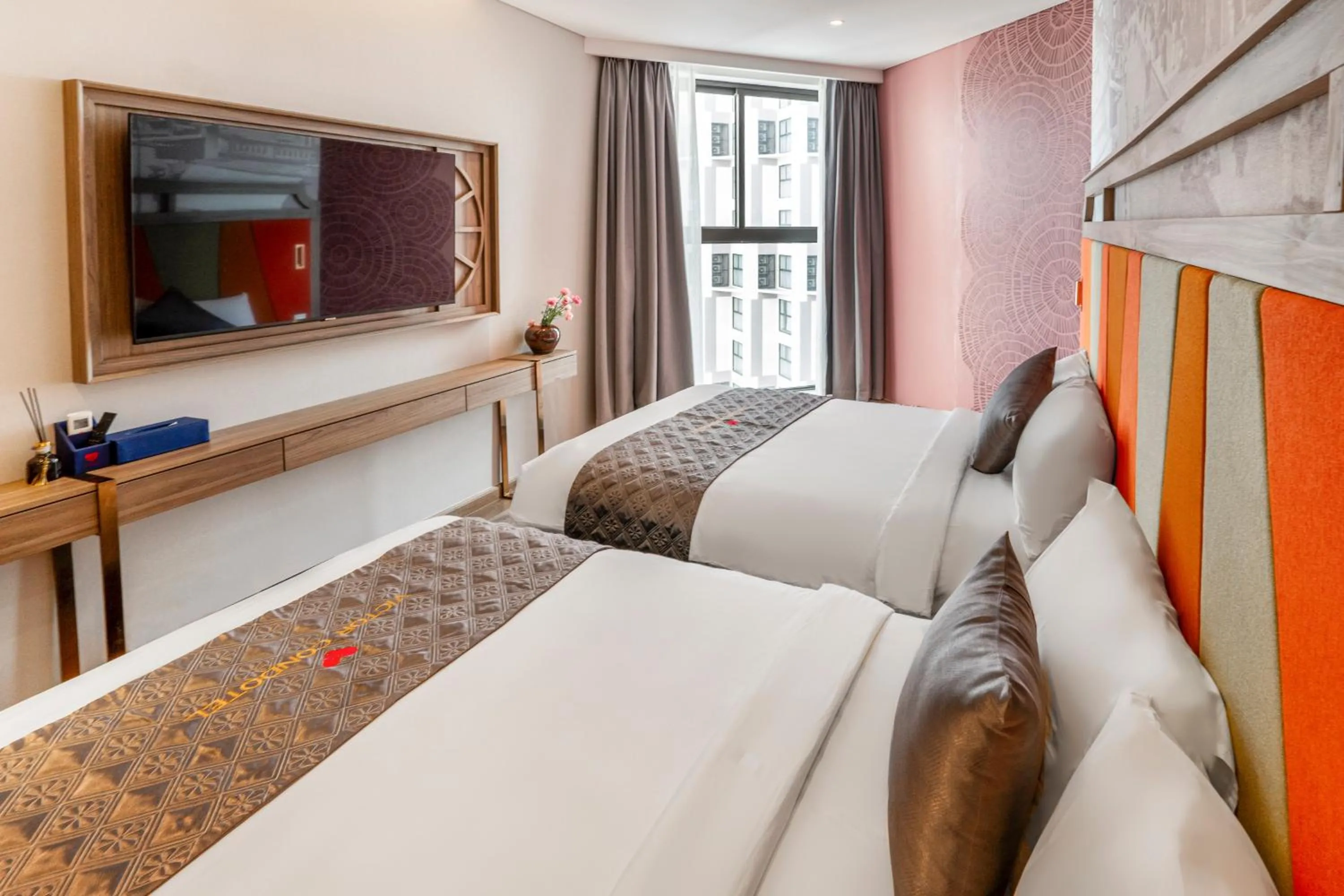 Photo of the whole room, Bed in Mandala Apartment & Resort Chambay, Mui Ne - By B4B & S3