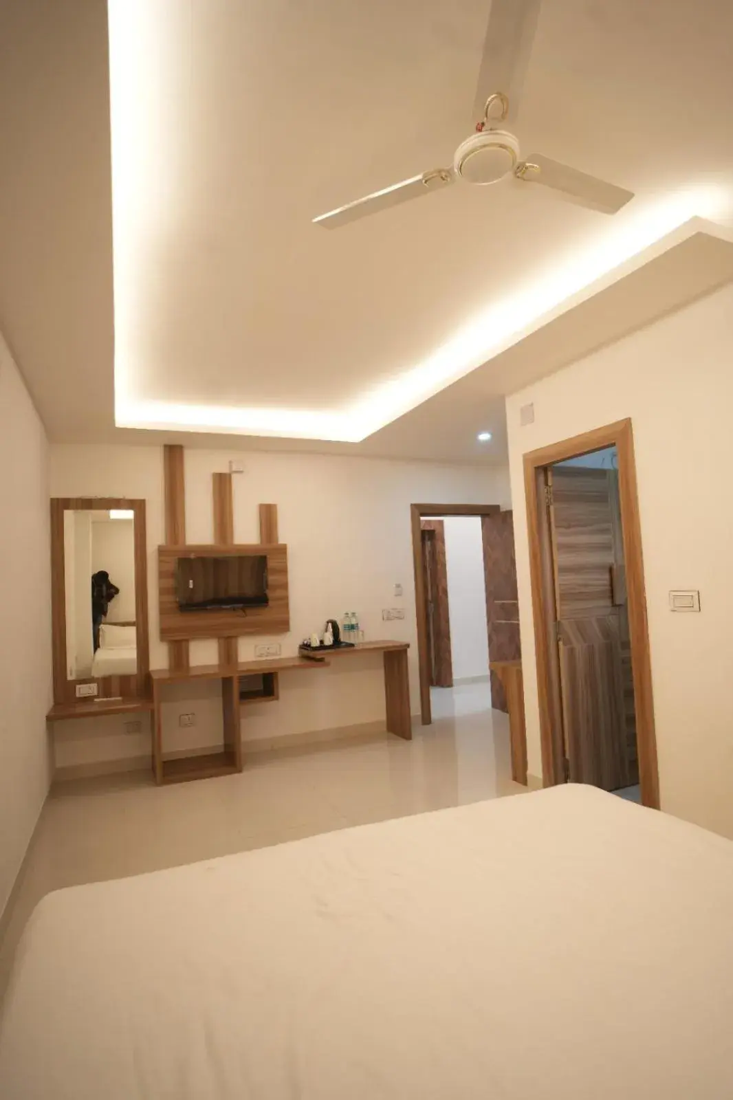 Bed in Hotel Shanti International Bed in Hotel Shanti International