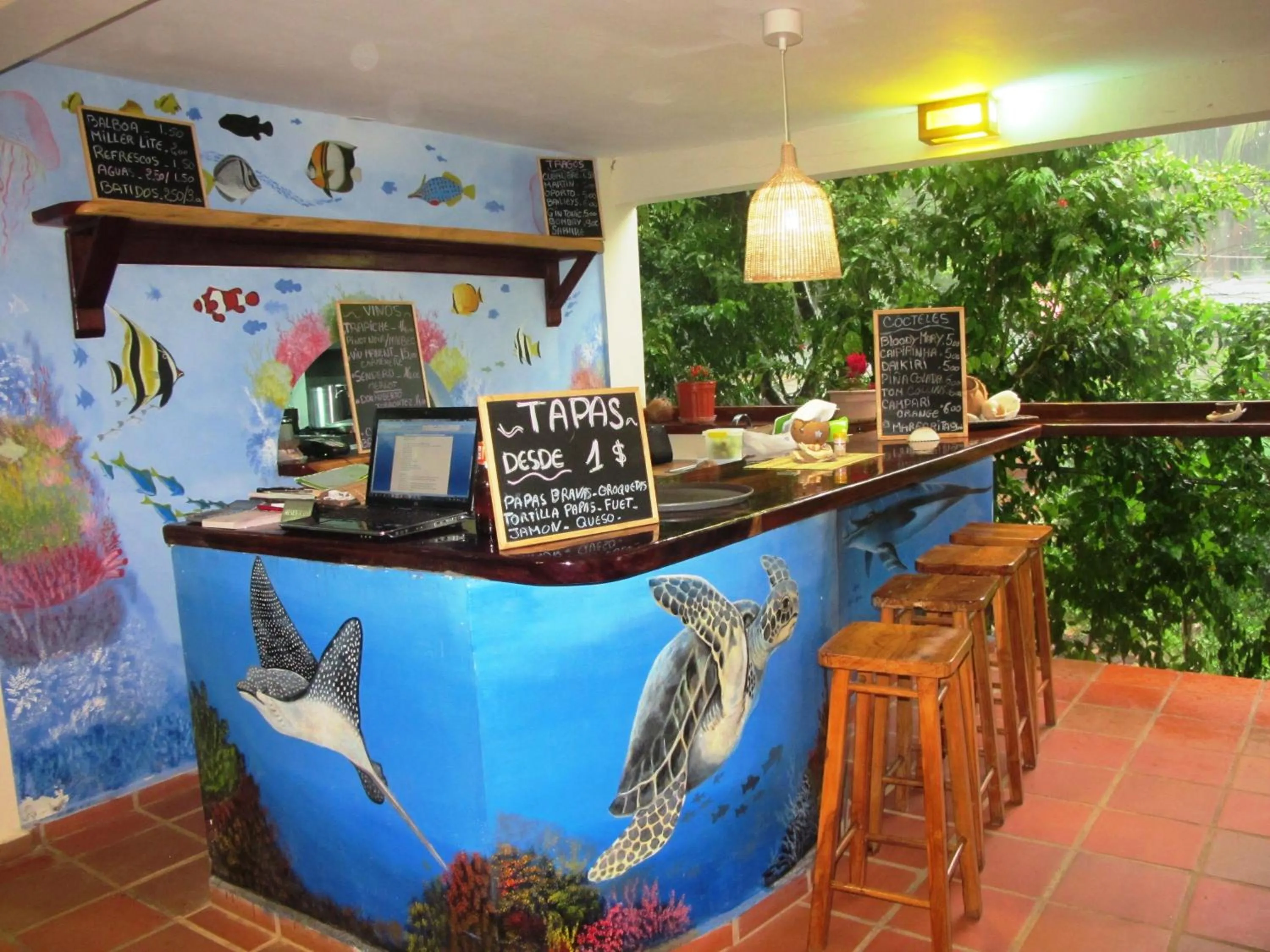Food and drinks in Hotel Iguanito