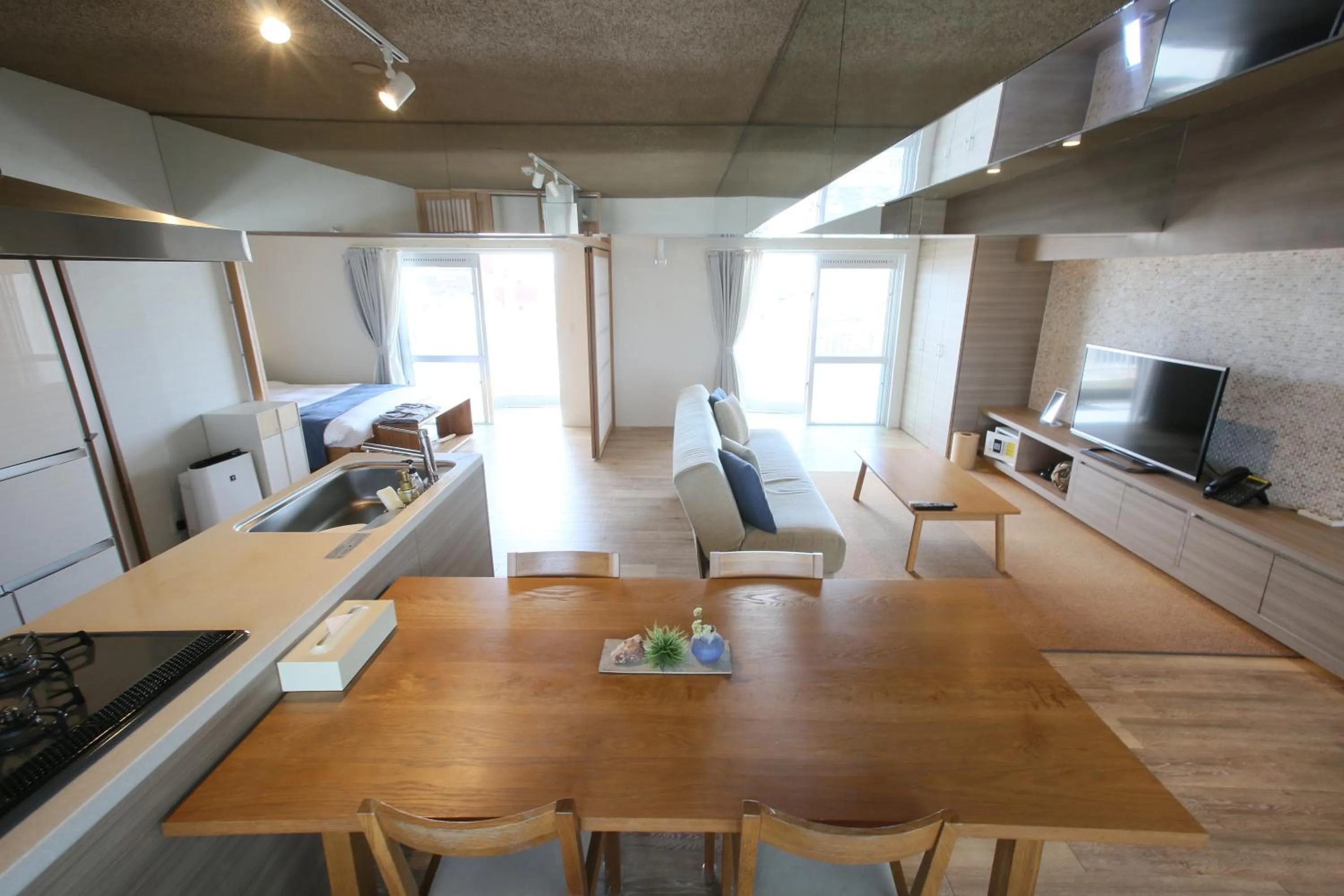 Kitchen or kitchenette in Sky Cuculu Ishigakijima