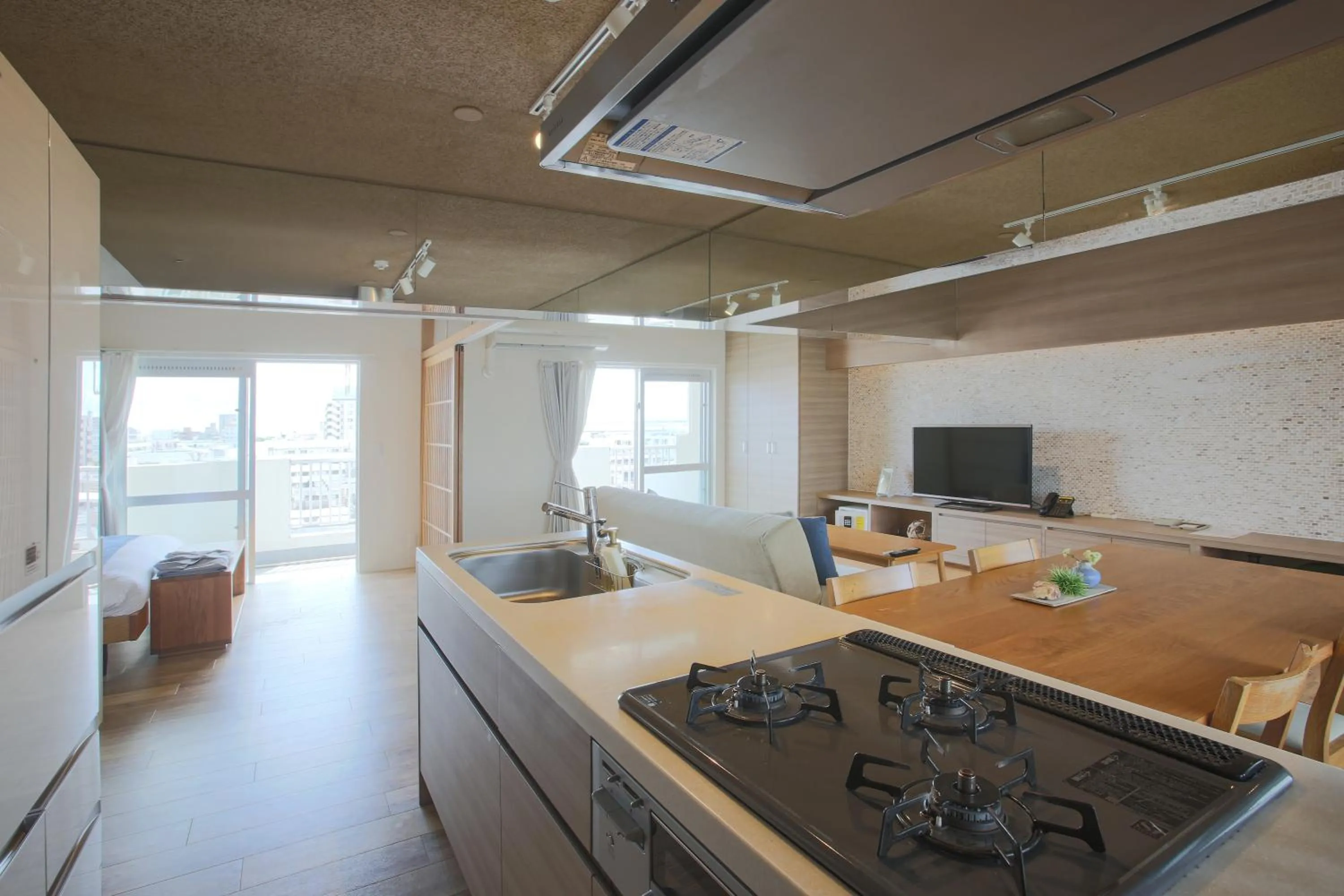 Kitchen or kitchenette in Sky Cuculu Ishigakijima