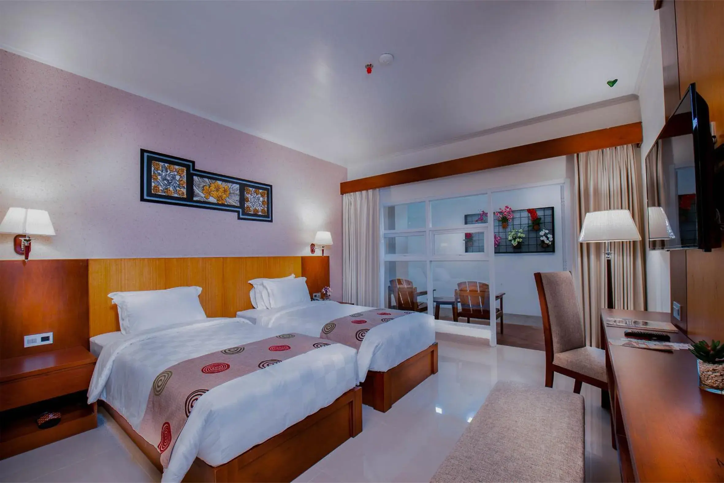 Bed in Griya Persada Convention Hotel & Resort Bandungan Bed in Griya Persada Convention Hotel & Resort Bandungan