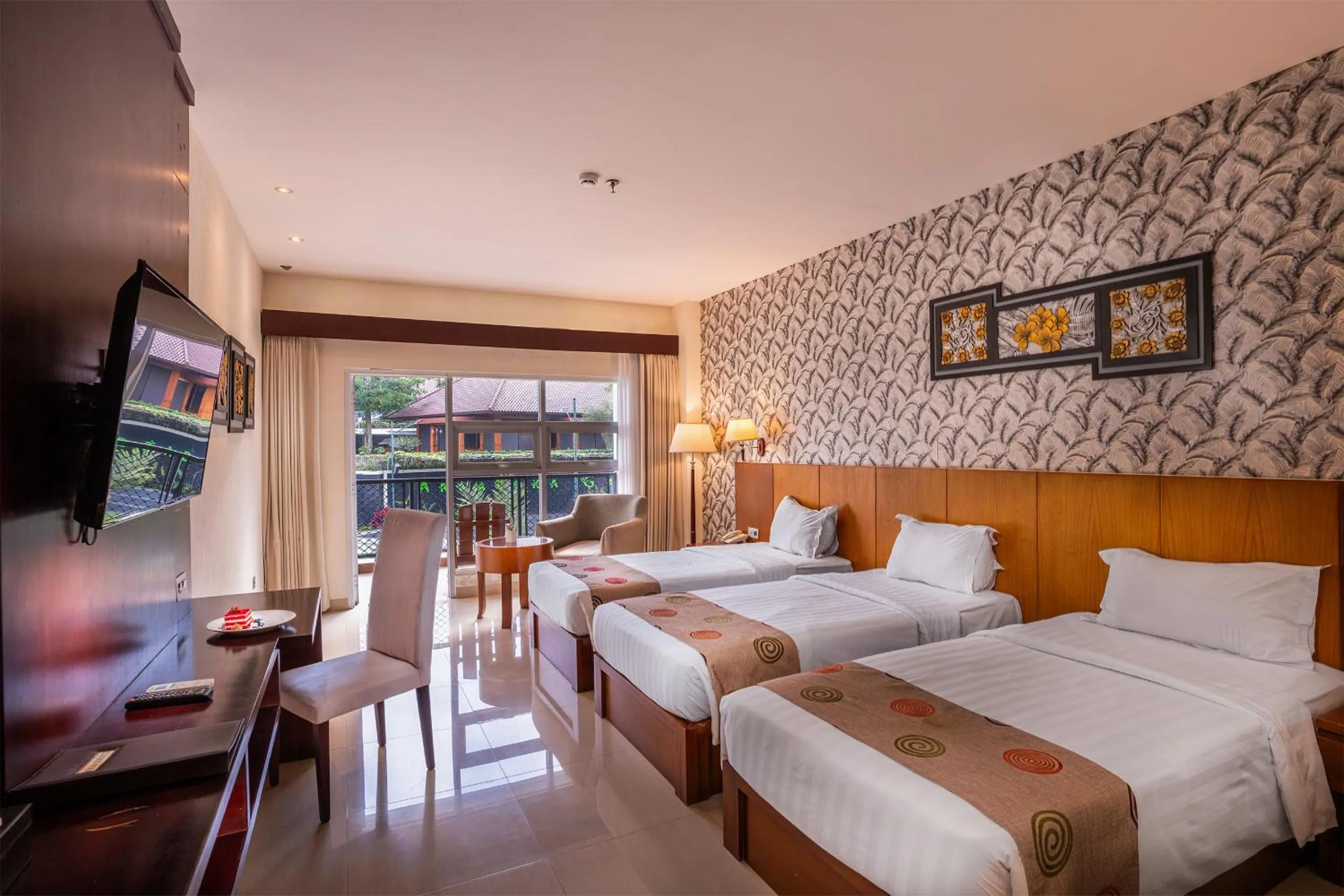 Bed in Griya Persada Convention Hotel & Resort Bandungan