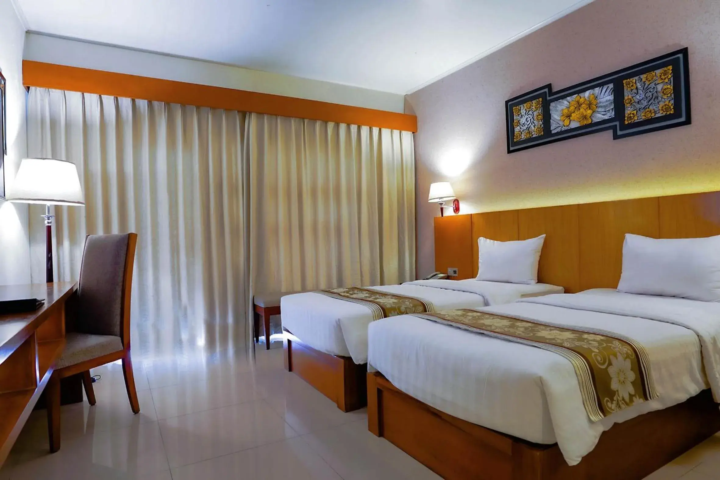 Bed in Griya Persada Convention Hotel & Resort Bandungan Bed in Griya Persada Convention Hotel & Resort Bandungan