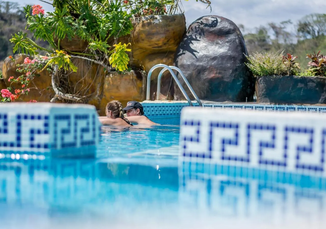 Swimming pool in Hotel Le Priss