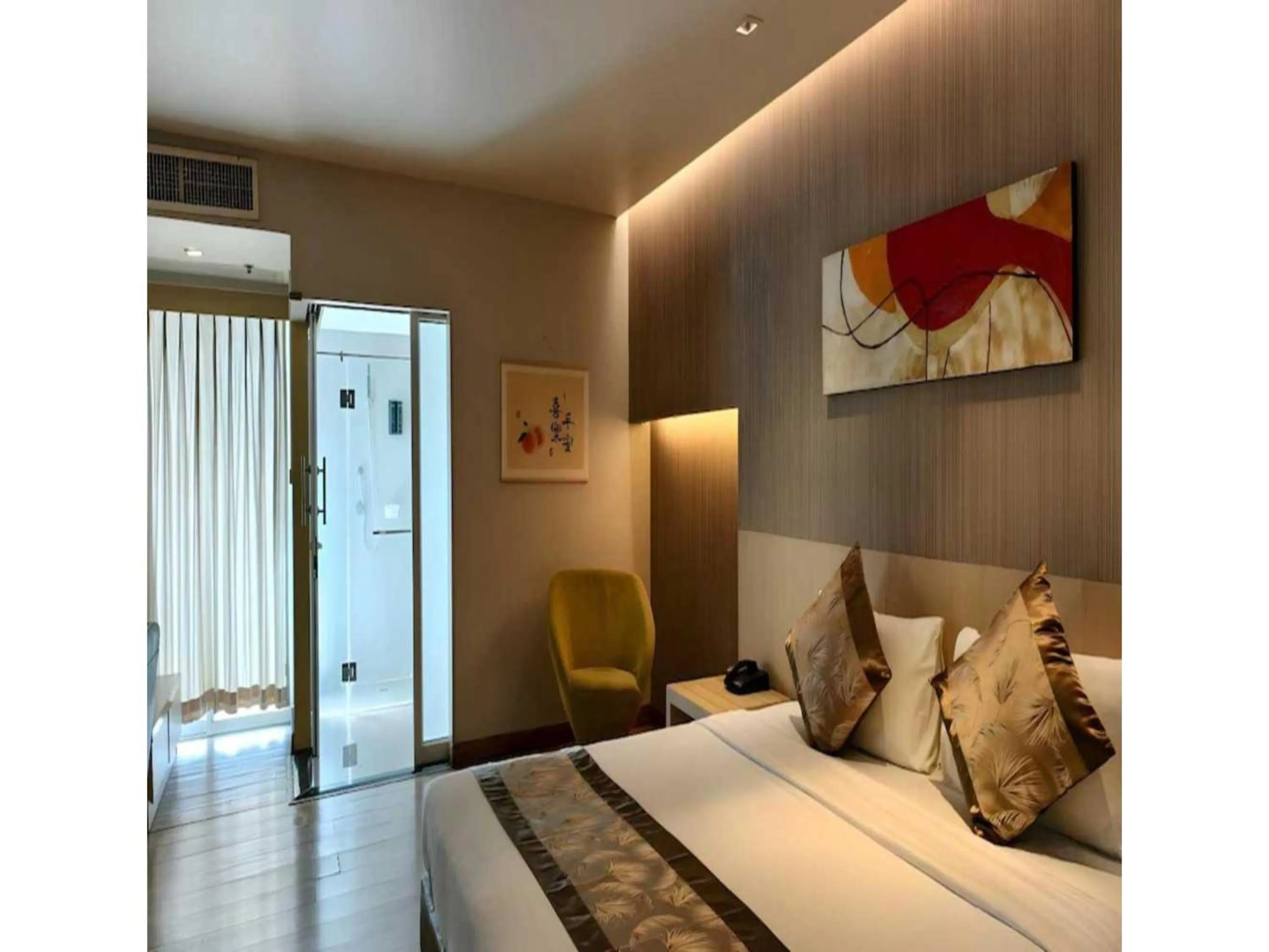 Bedroom, Bed in Palette Hi Hotel Bangkok