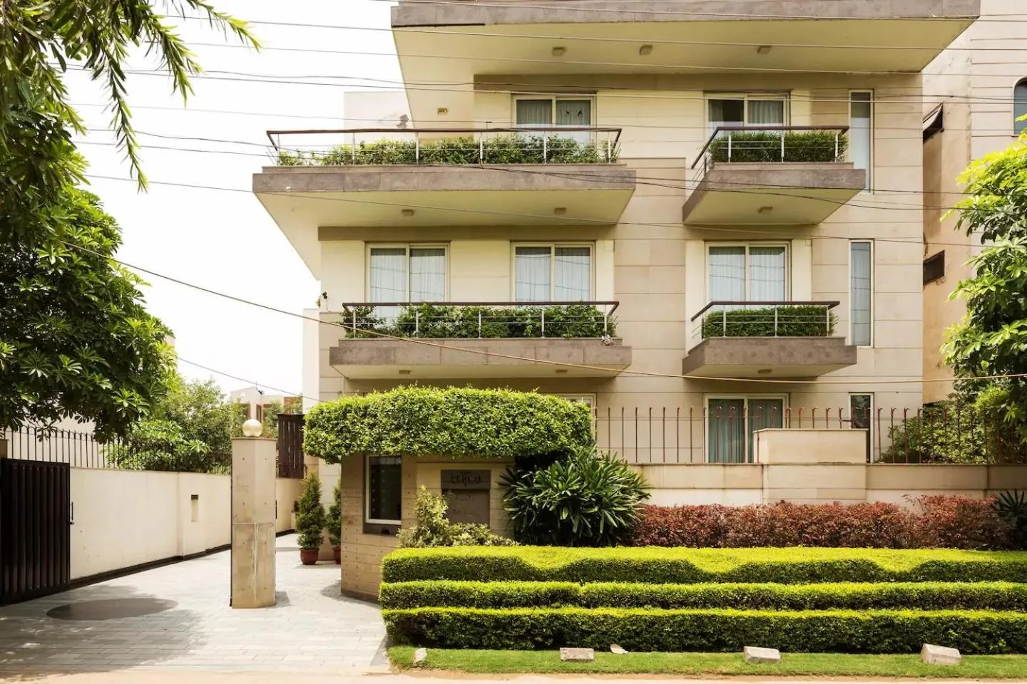 Facade/entrance in Perch Service Apartment- Sector 40