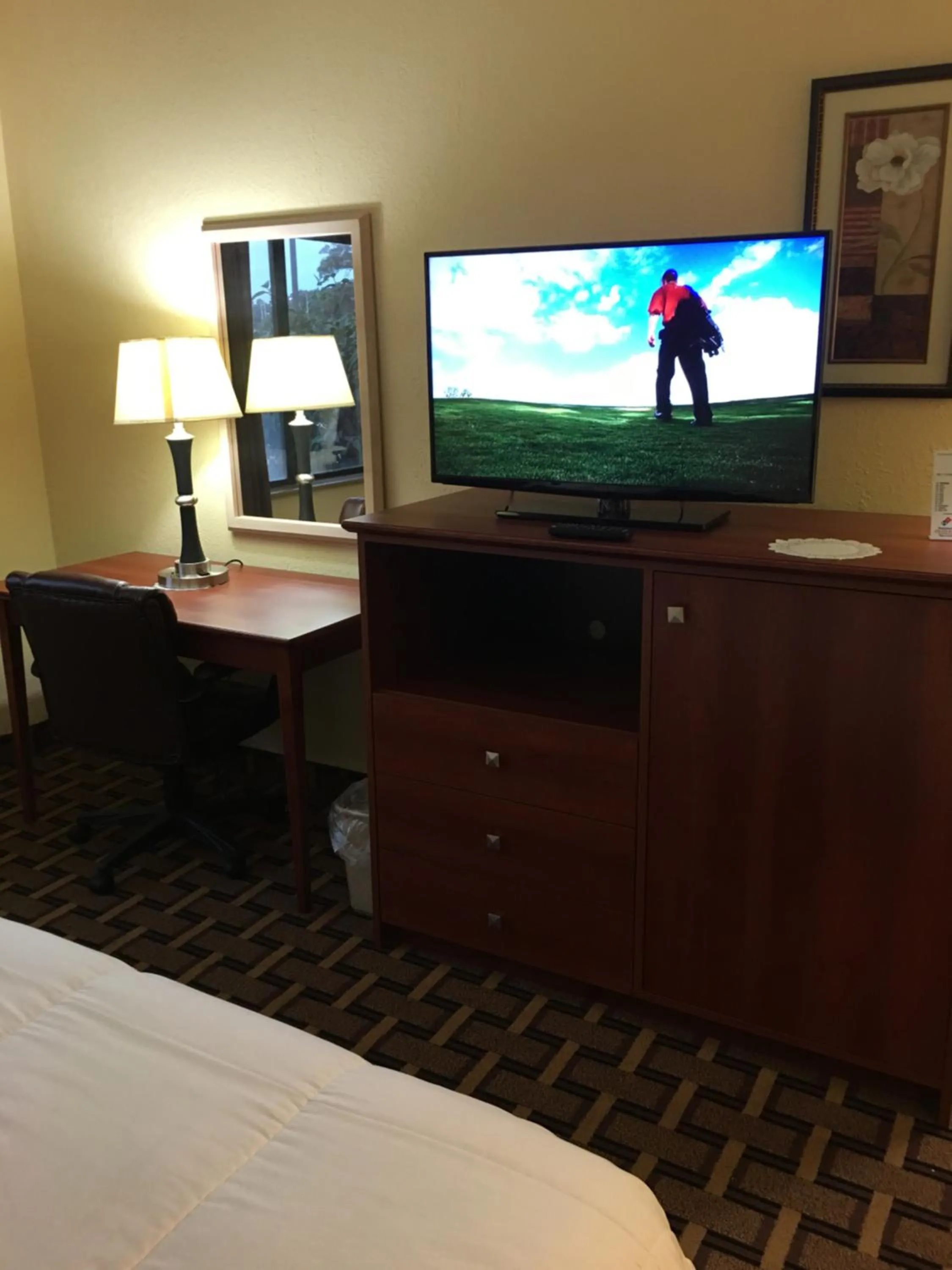 Decorative detail, Bed in Baymont by Wyndham Paducah