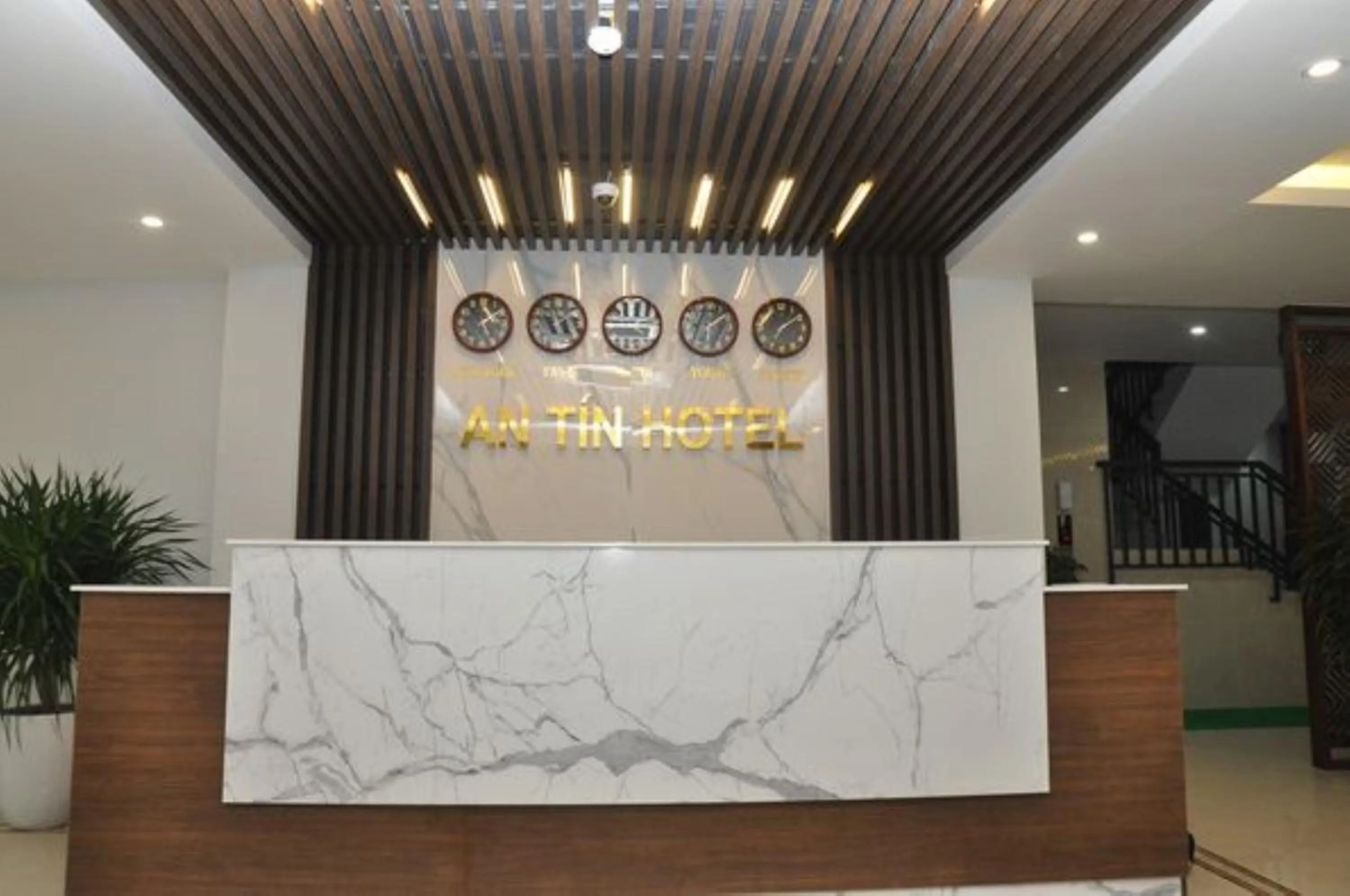 Lobby or reception in An Tín Hotel