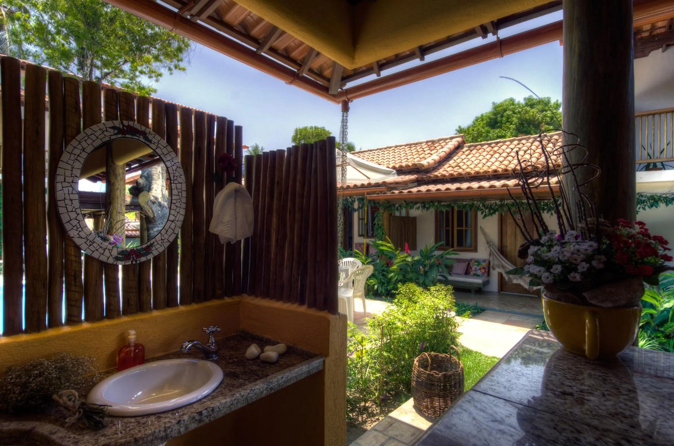 Decorative detail in Pousada Maria Pitanga