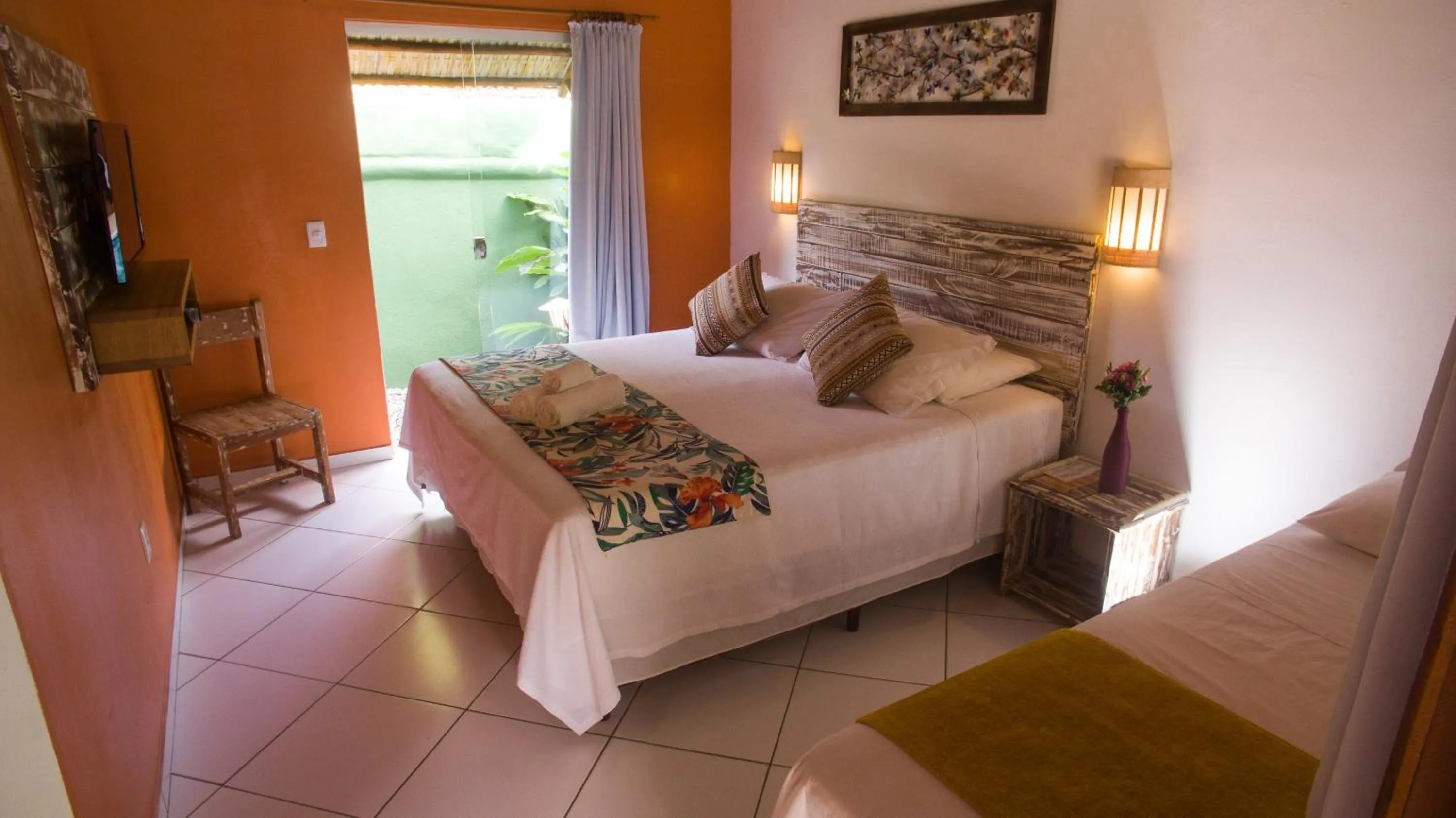 Bed in Pousada Maria Pitanga