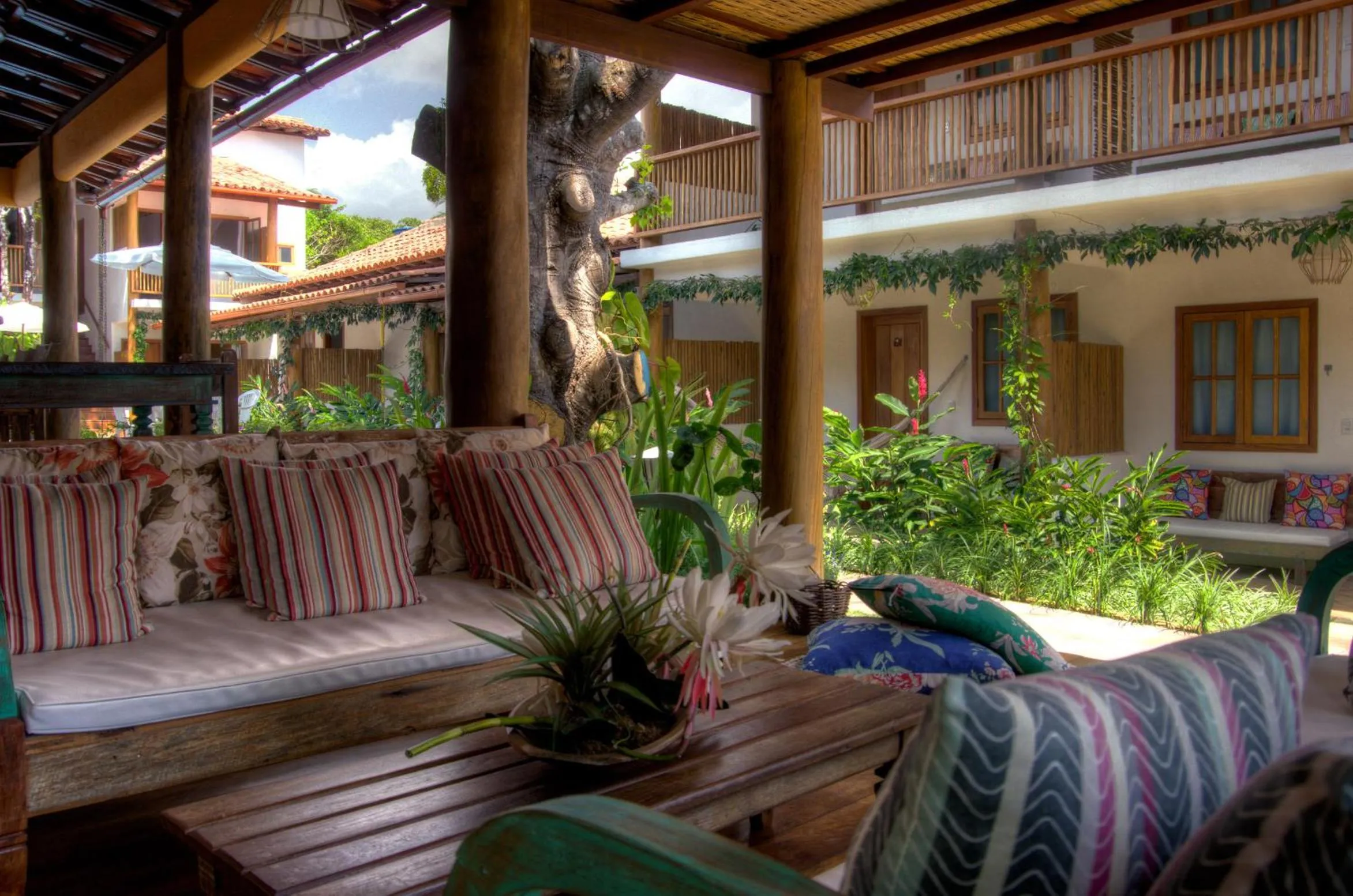 Seating area in Pousada Maria Pitanga