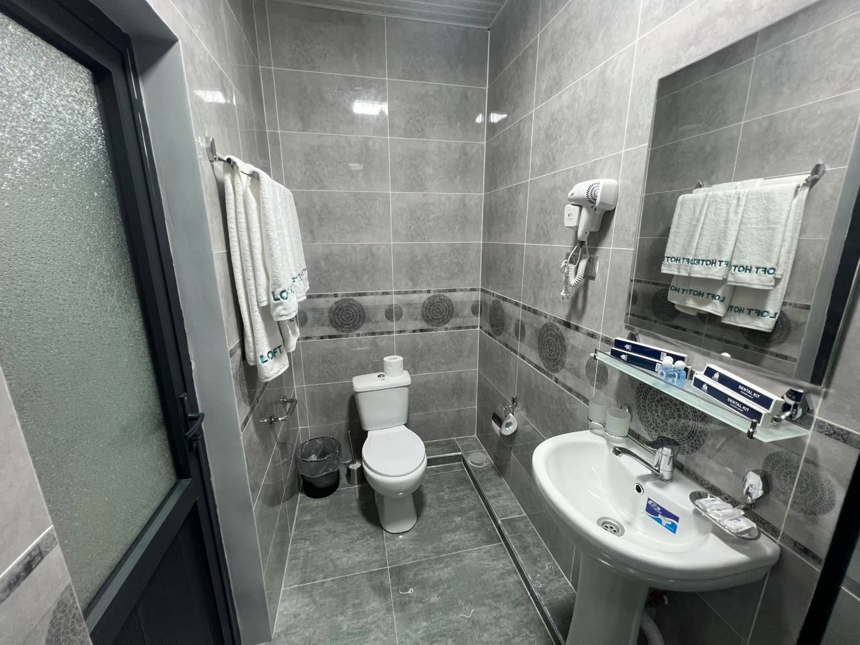 Shower in Loft Hotel