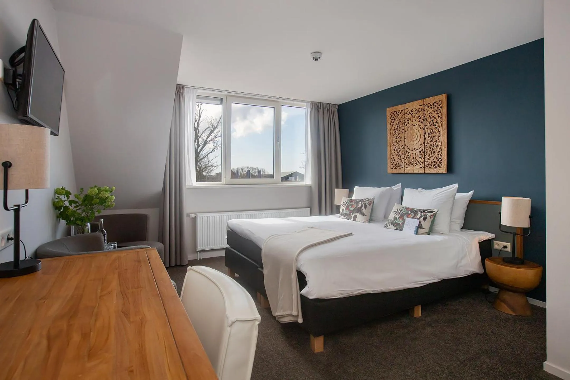 Shower, Bed in Boutique Hotel Texel