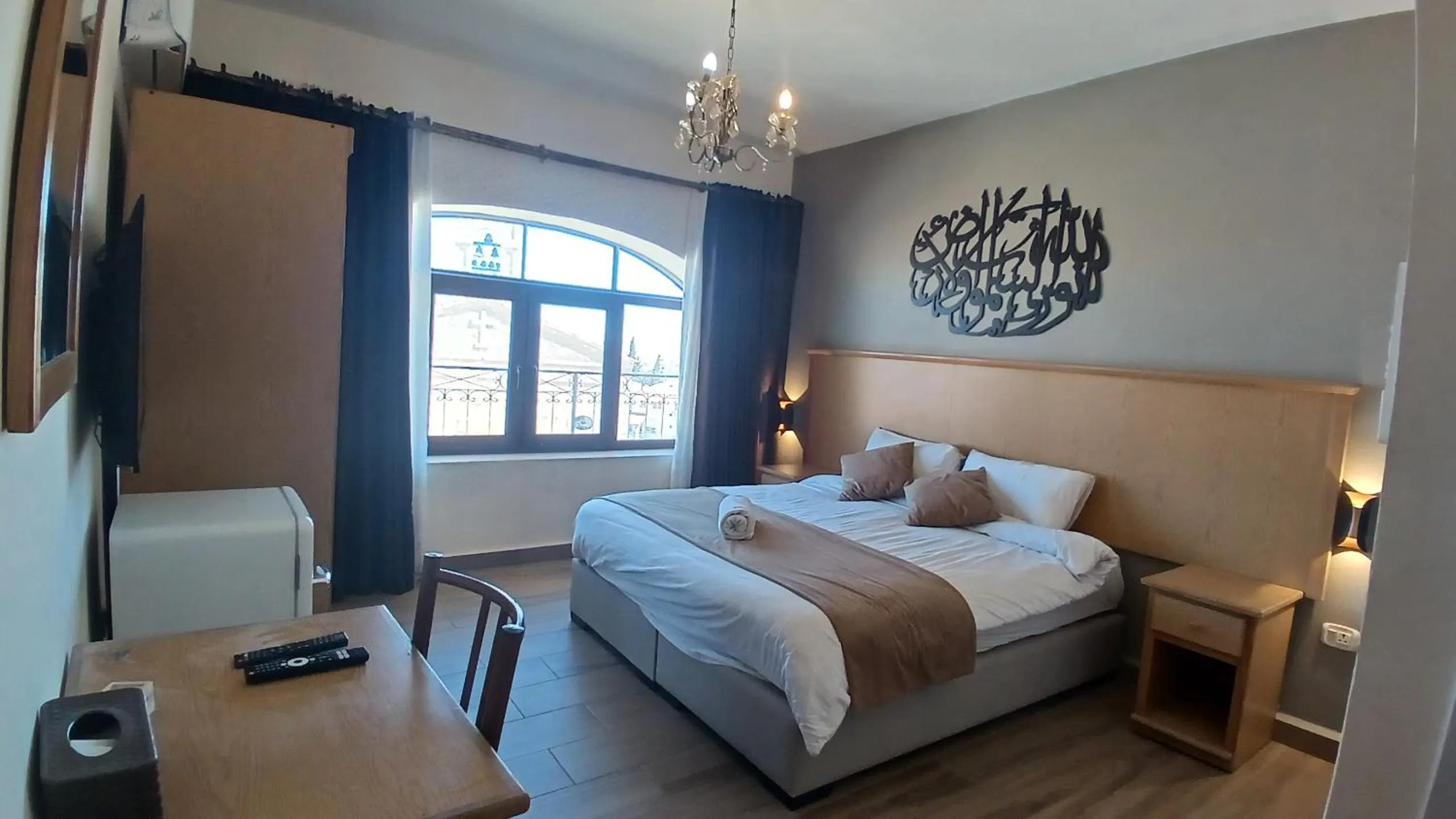 Bed in Moab Land Hotel