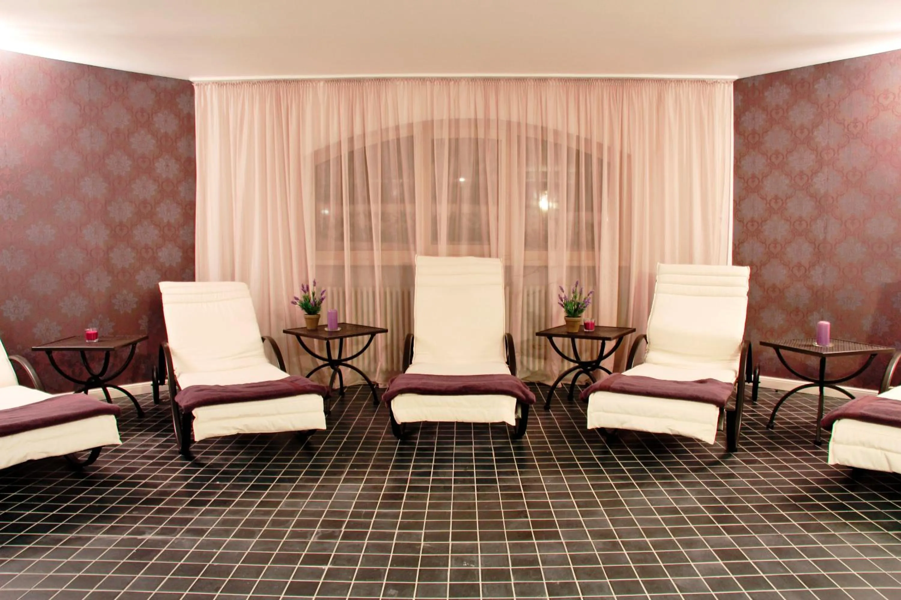 Seating area in Hotel Palace