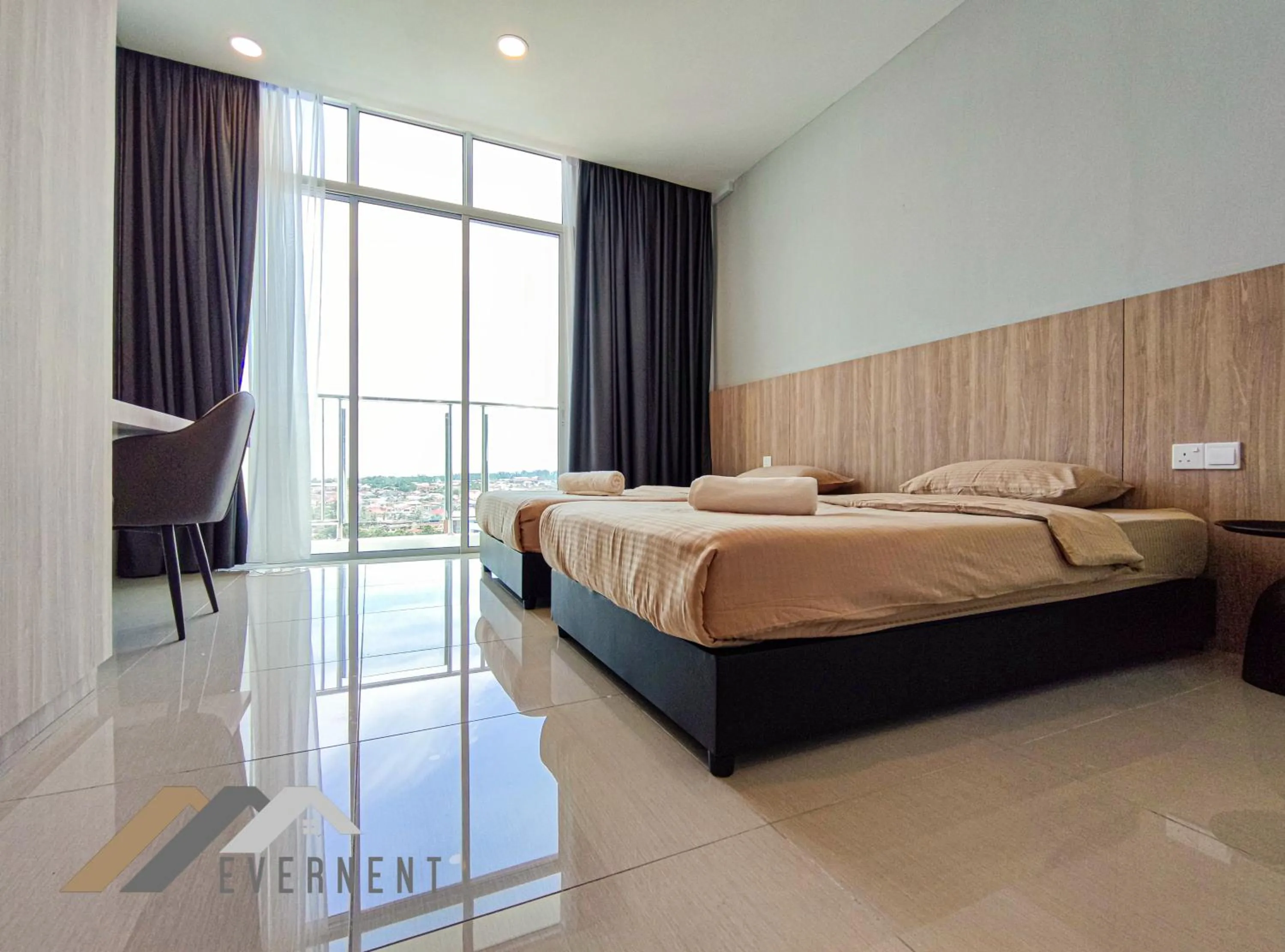 Photo of the whole room, Bed in Suites Homestay by Evernent