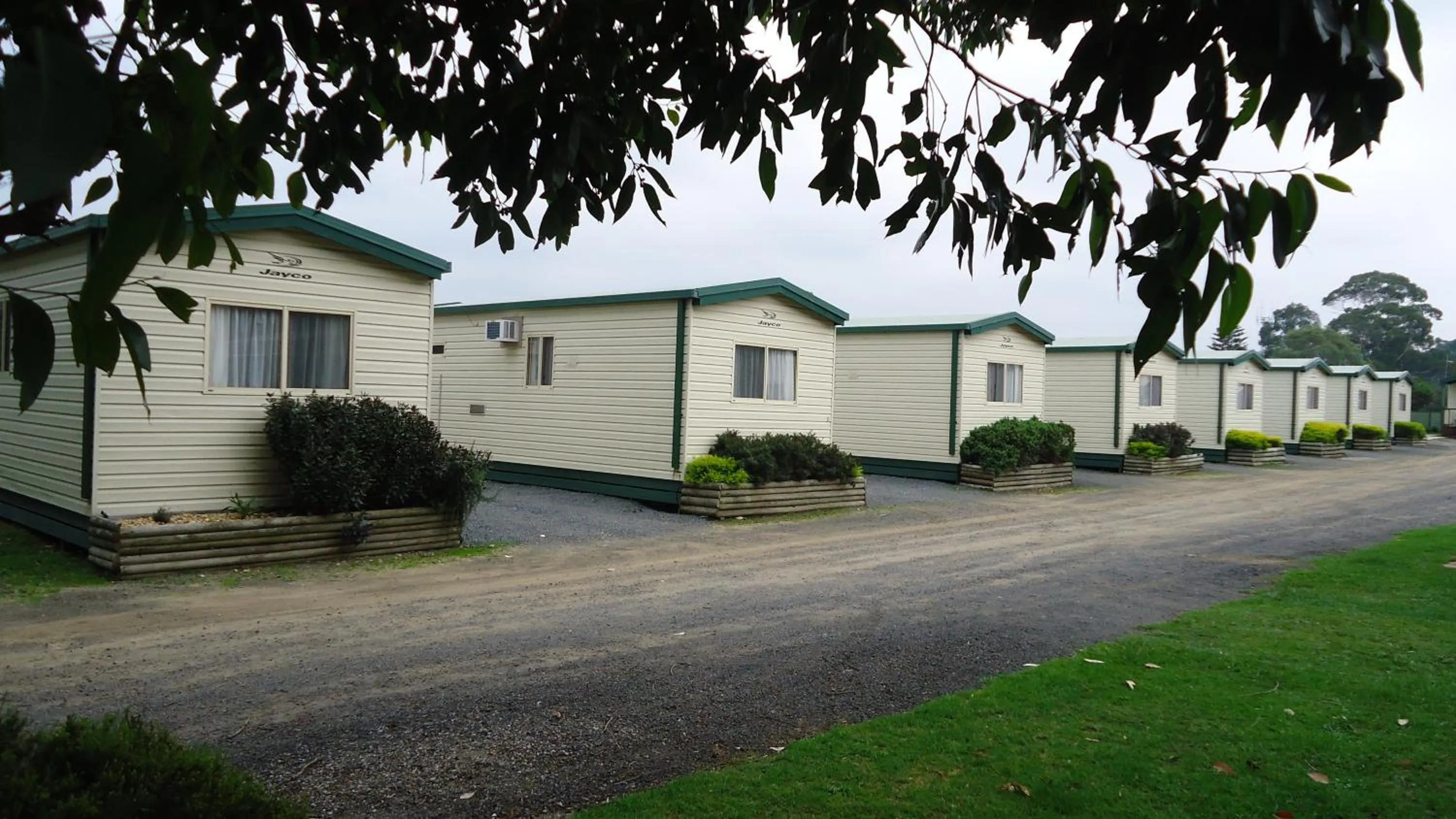 Facade/entrance in Prom Central Caravan Park