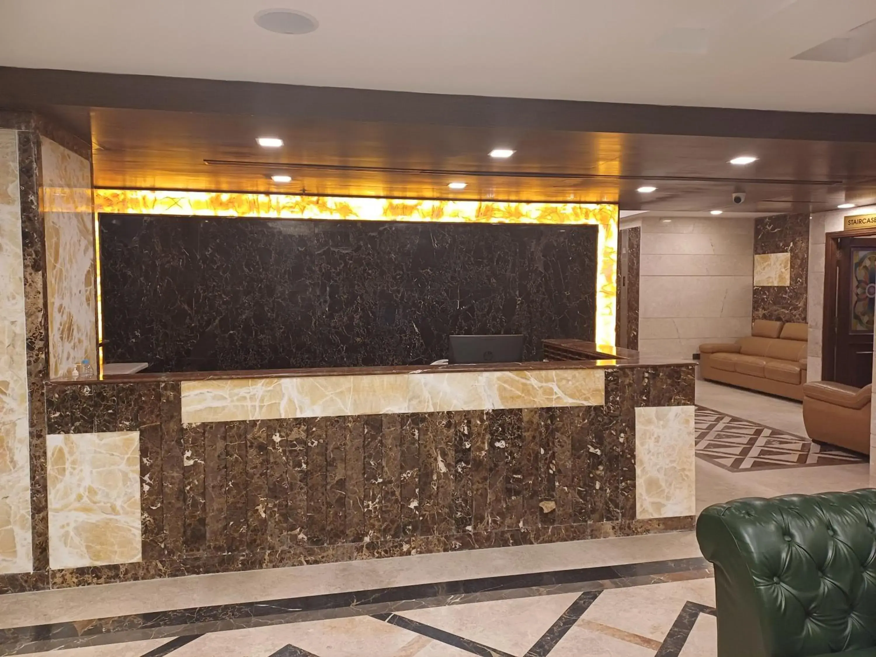 Lobby or reception in Hotel Benzz Park Chennai Lobby or reception in Hotel Benzz Park Chennai