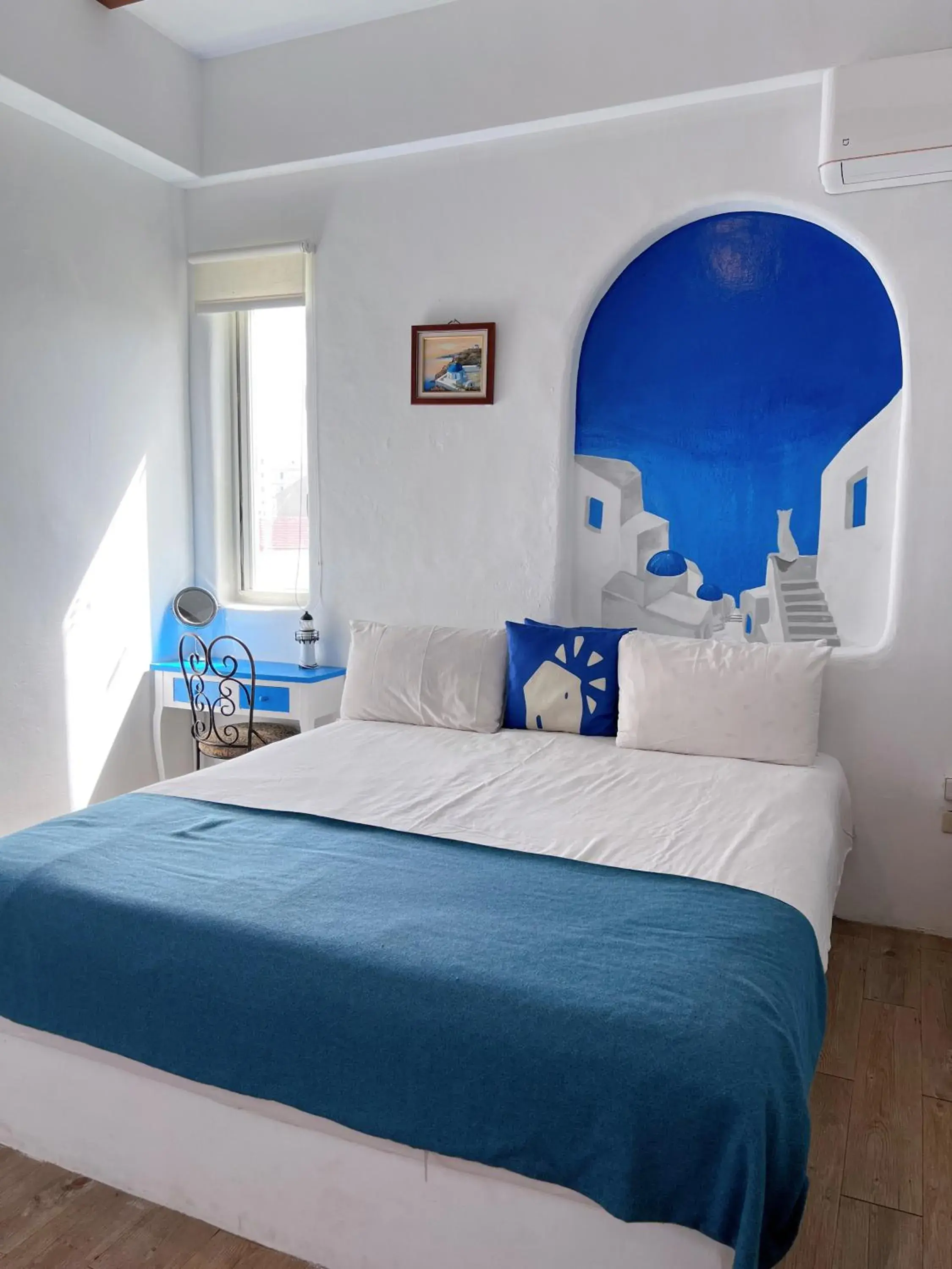 Bed in Greek Frontier Villa Bed in Greek Frontier Villa