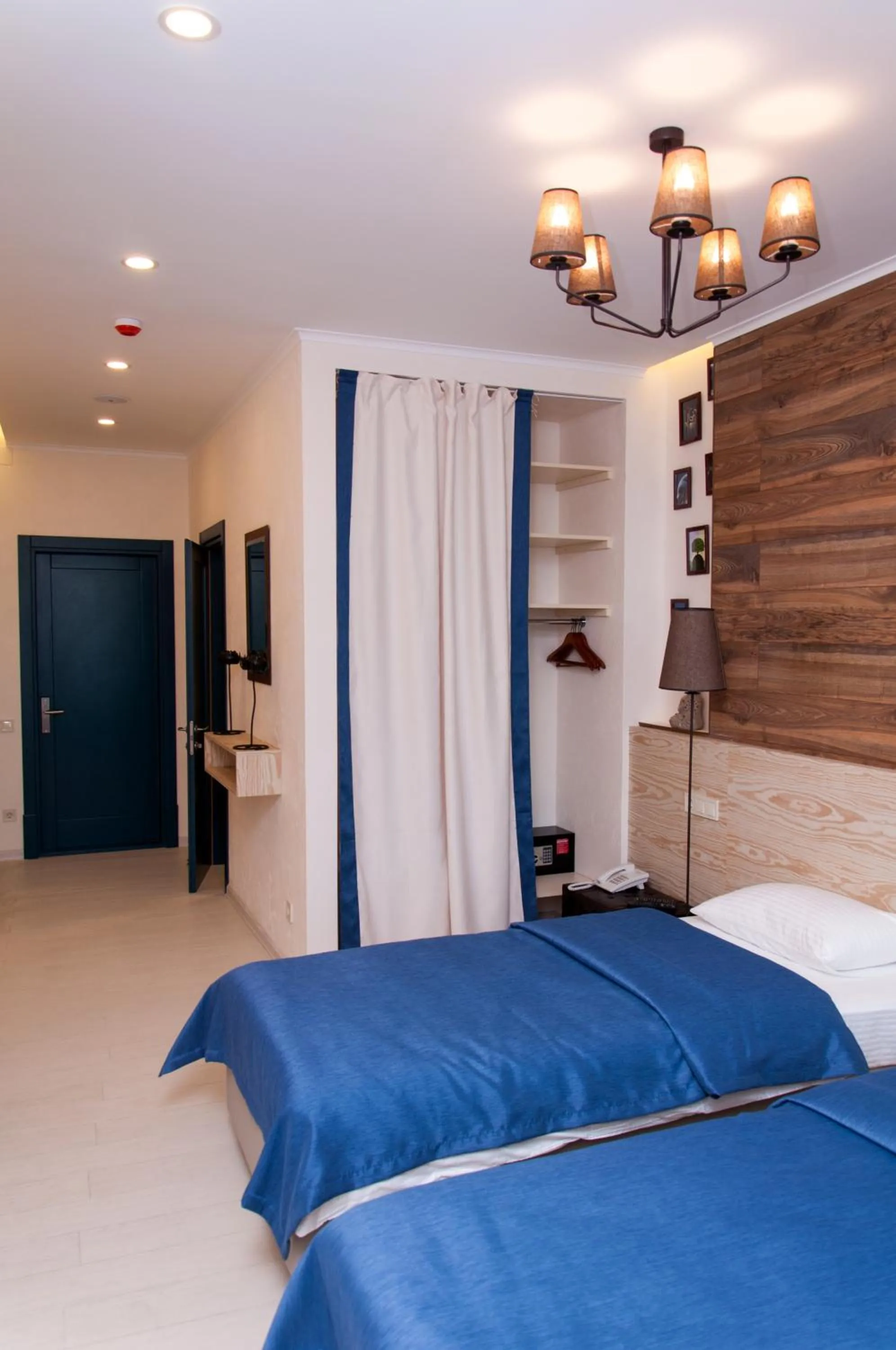 Decorative detail, Bed in Design Hotel Skopeli