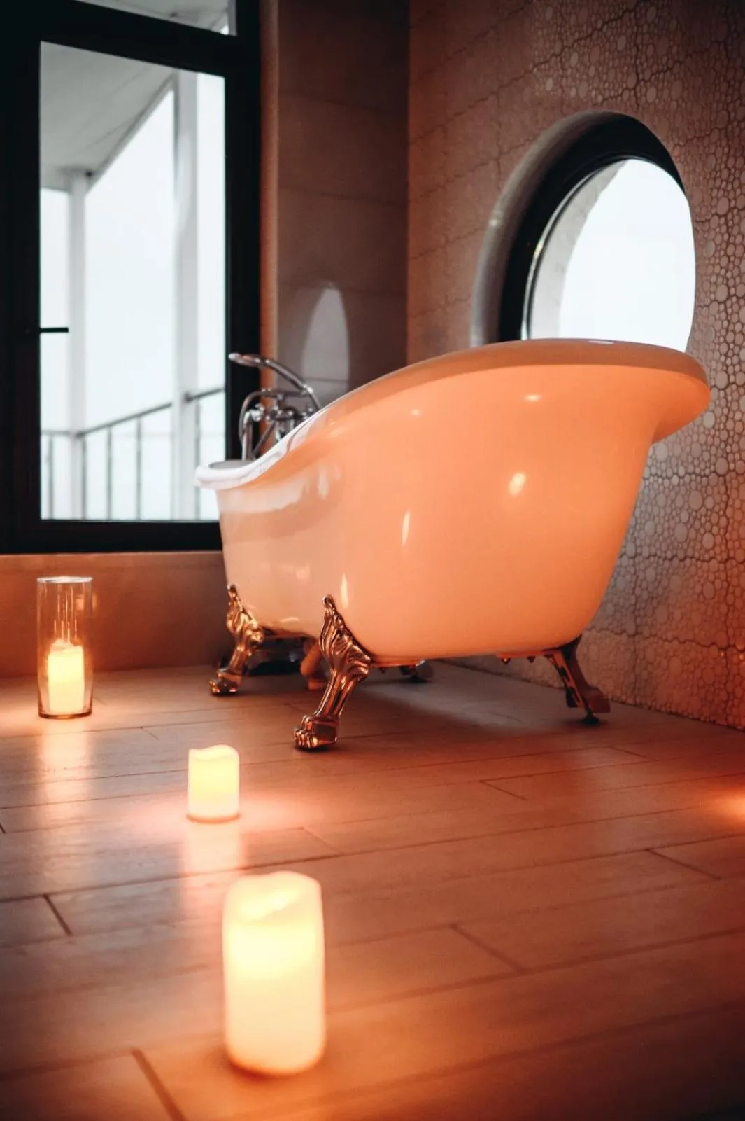 Bathroom in Design Hotel Skopeli