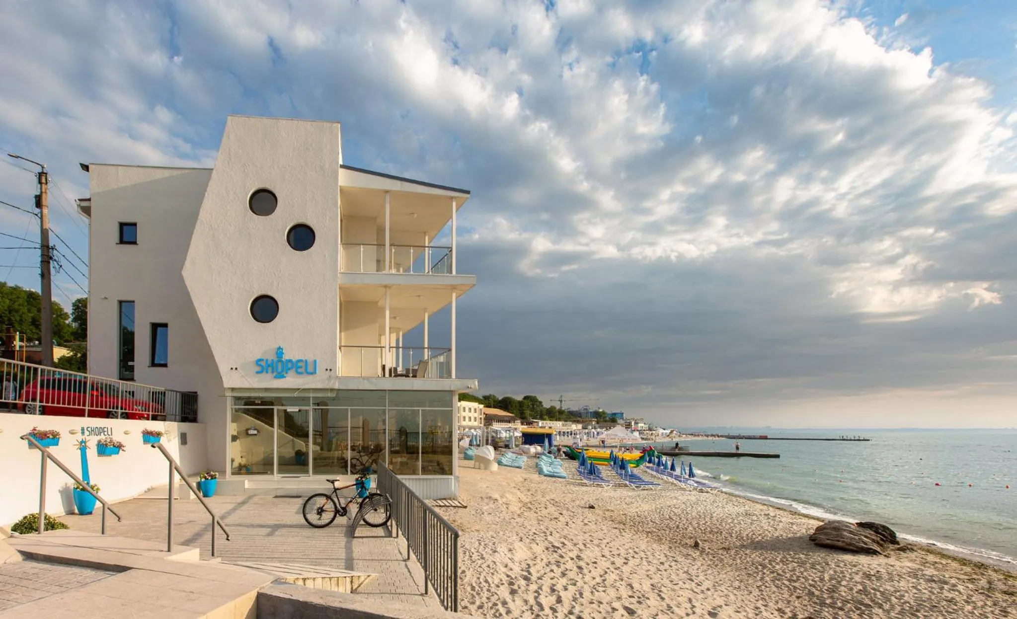 Property building in Design Hotel Skopeli