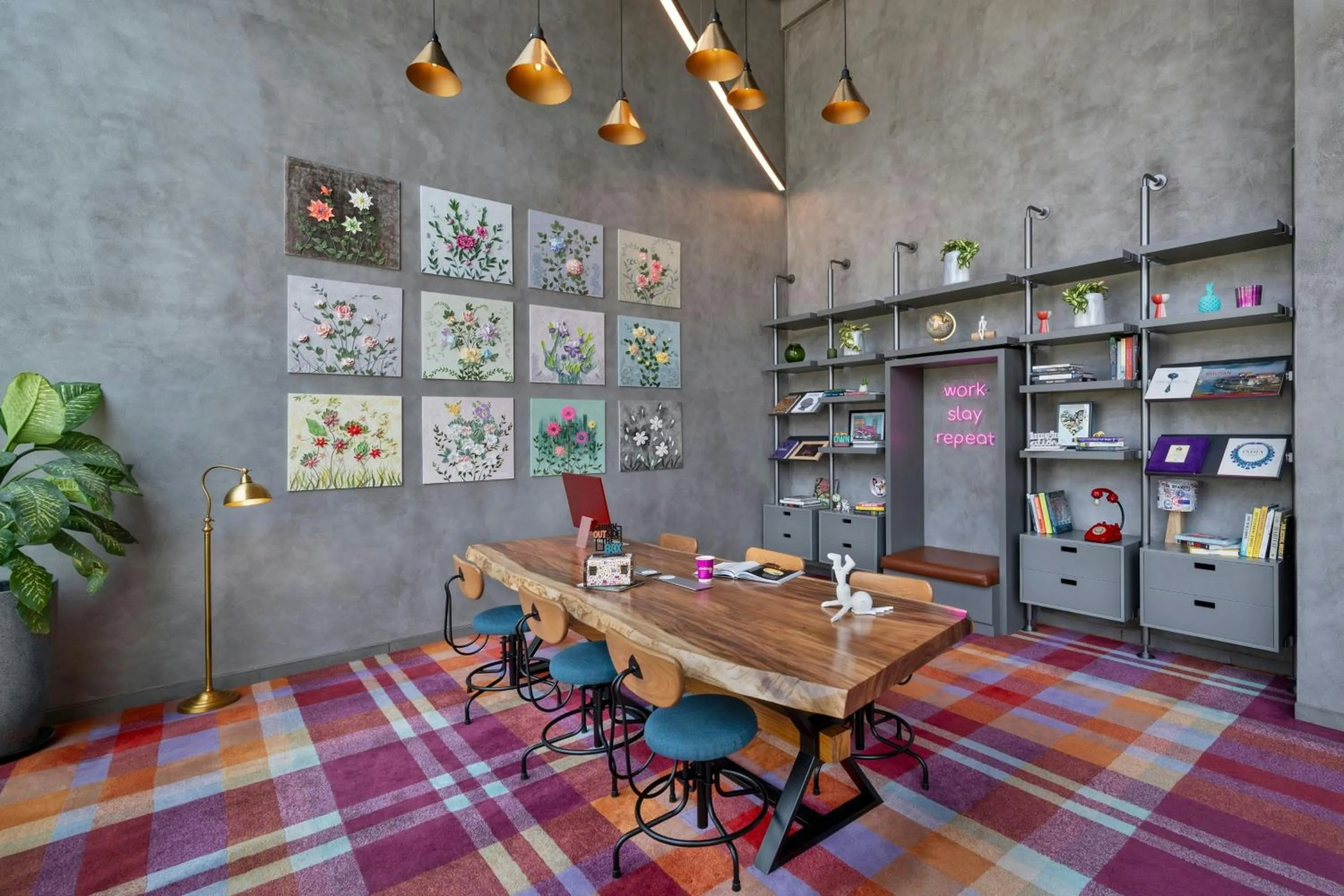 Lobby or reception in Moxy Bengaluru Airport Prestige Tech Cloud