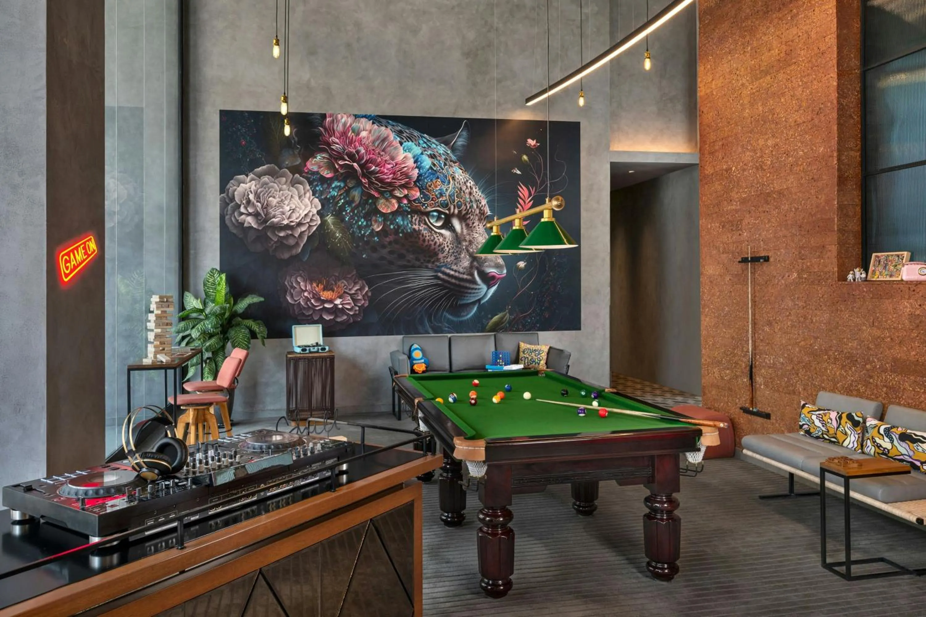 Lobby or reception in Moxy Bengaluru Airport Prestige Tech Cloud