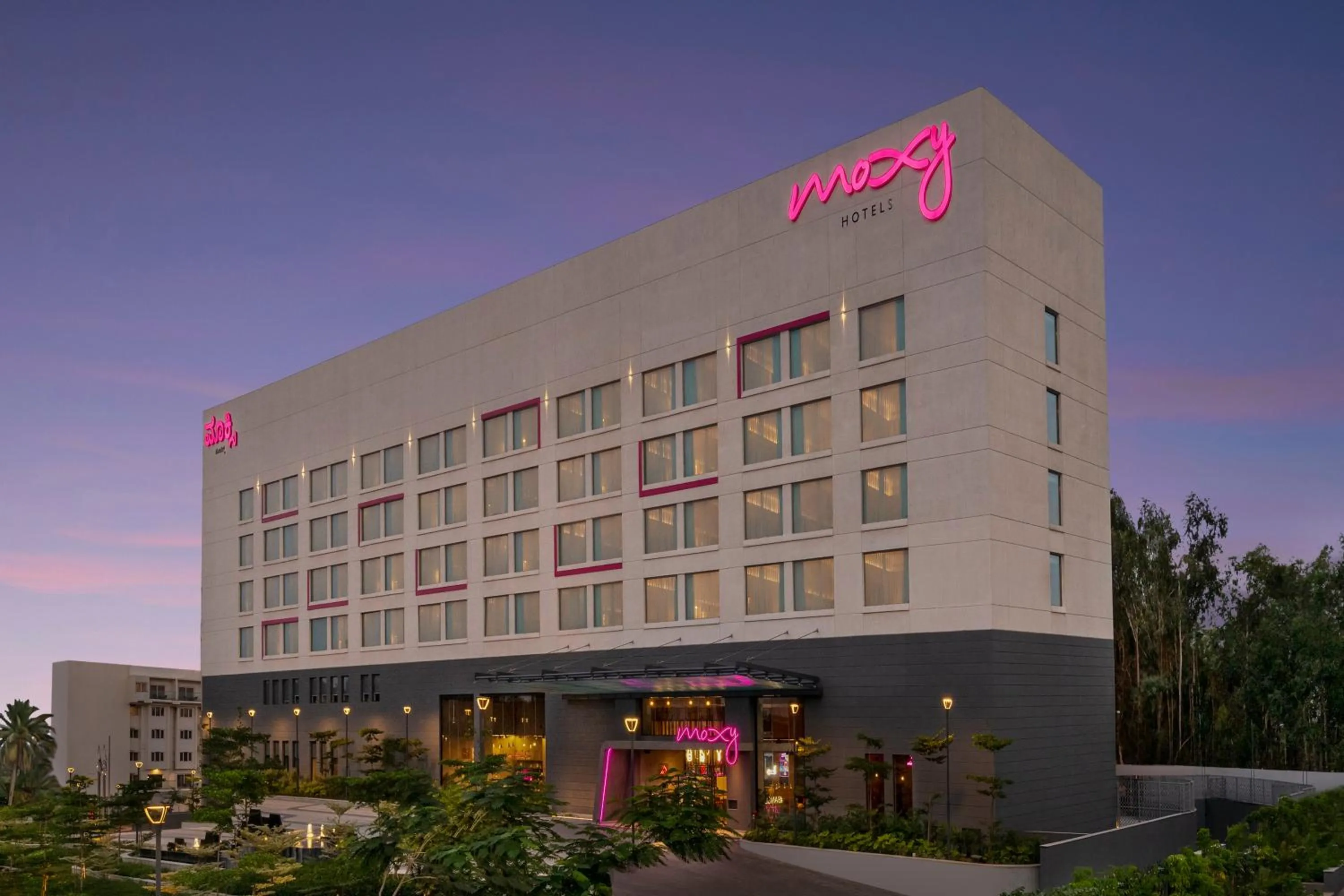 Property building in Moxy Bengaluru Airport Prestige Tech Cloud