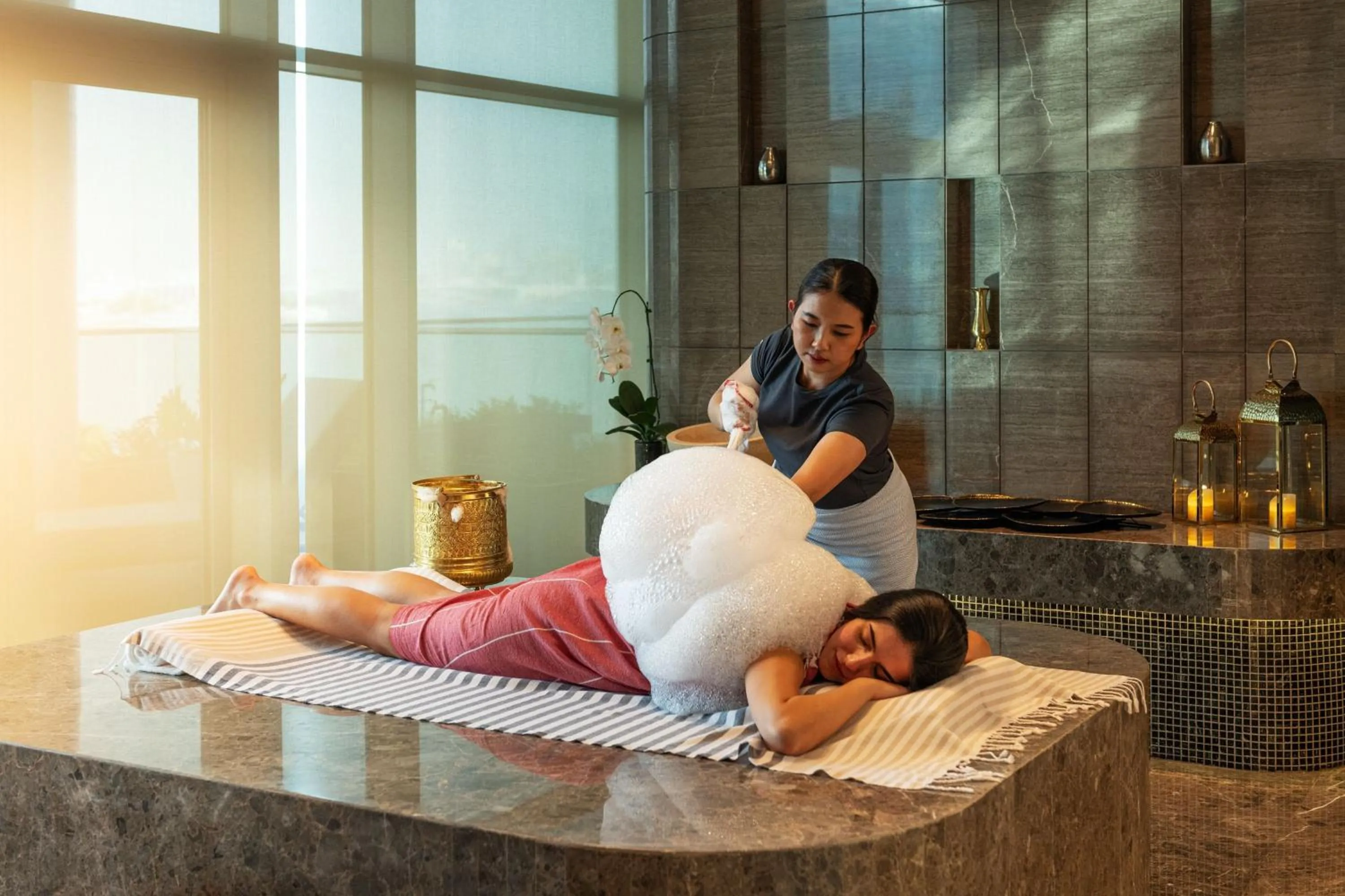 Spa and wellness centre/facilities in Marriott Marquis Dubai Creek